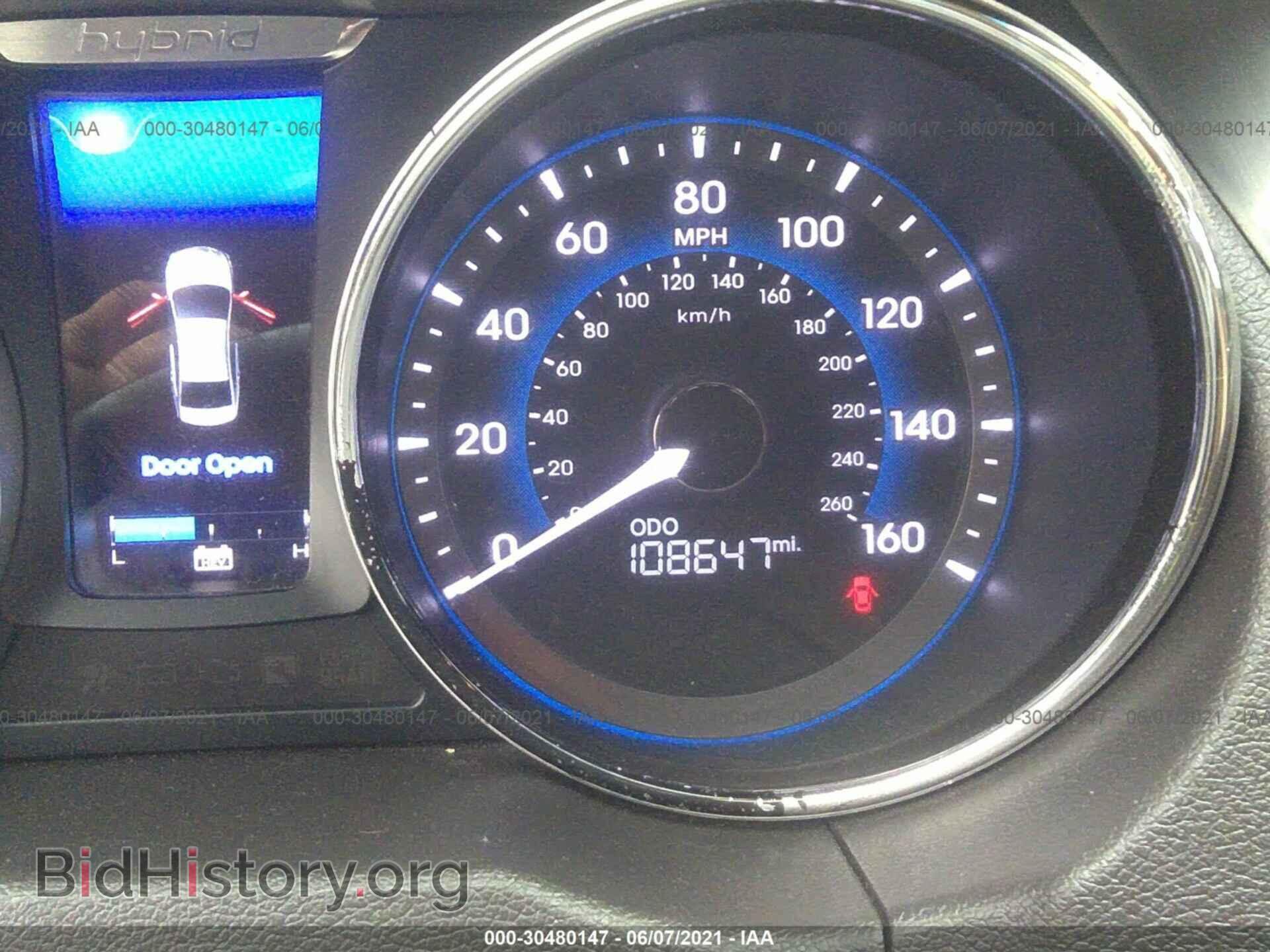 2012 HYUNDAI SONATA - VIN: KMHEC4A40CA033502 - Фото 7