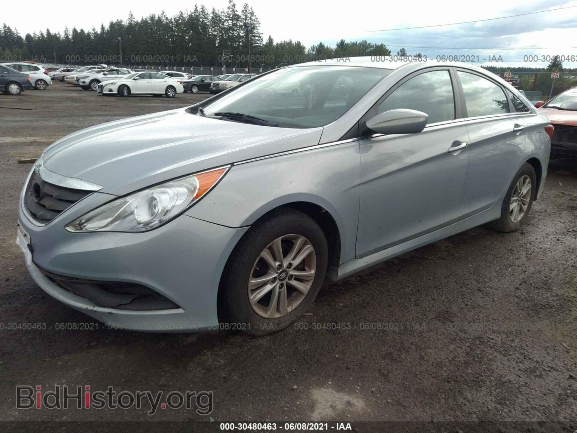 2014 HYUNDAI SONATA - VIN: 5NPEB4AC7EH911324 - Фото 2
