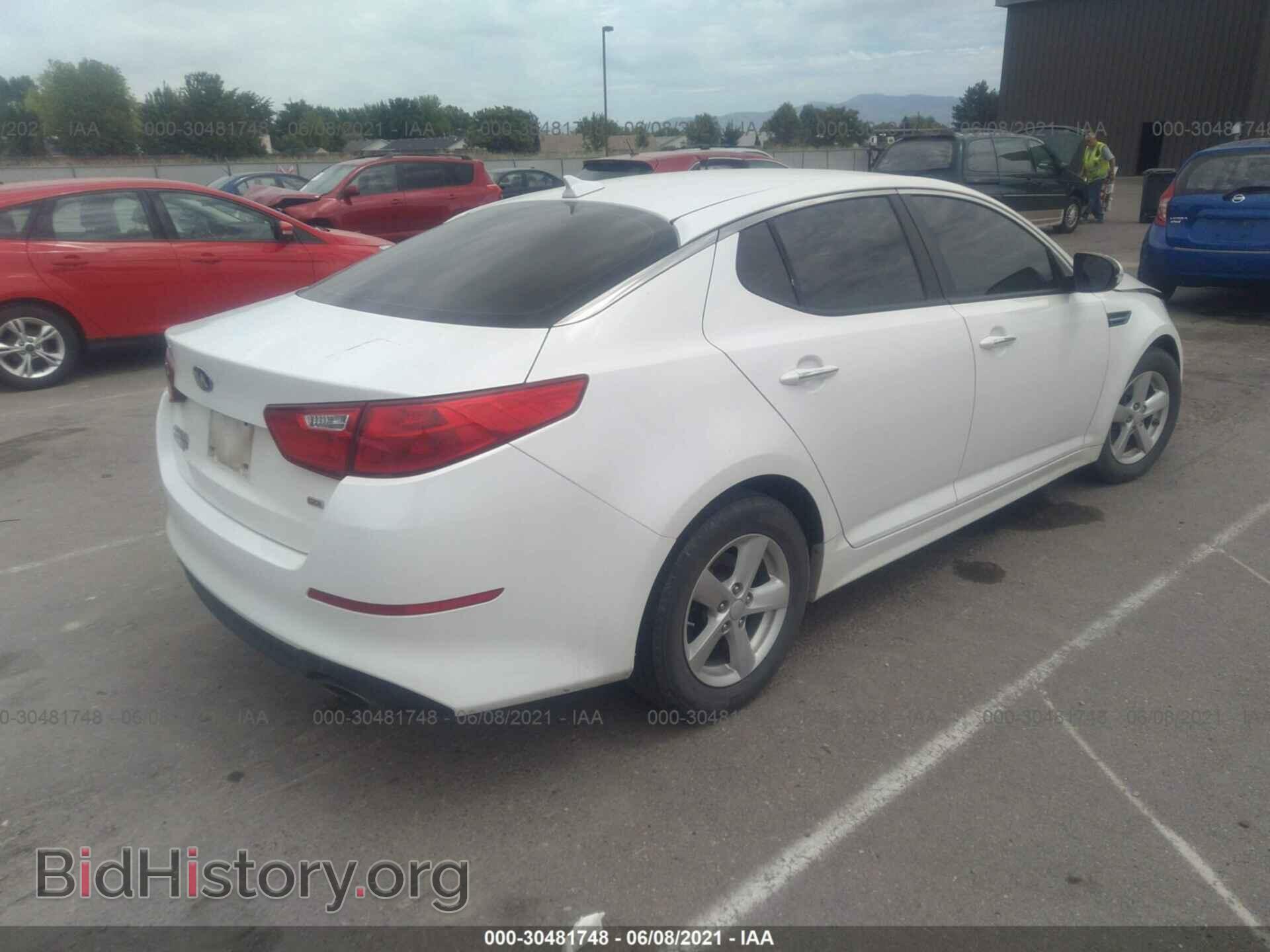 2014 KIA OPTIMA - VIN: KNAGM4A72E5488770 - Фото 4