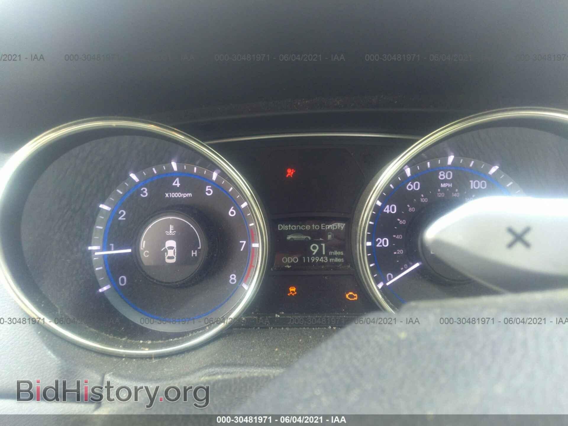 2012 HYUNDAI SONATA - VIN: 5NPEC4AC8CH440231 - Фото 7