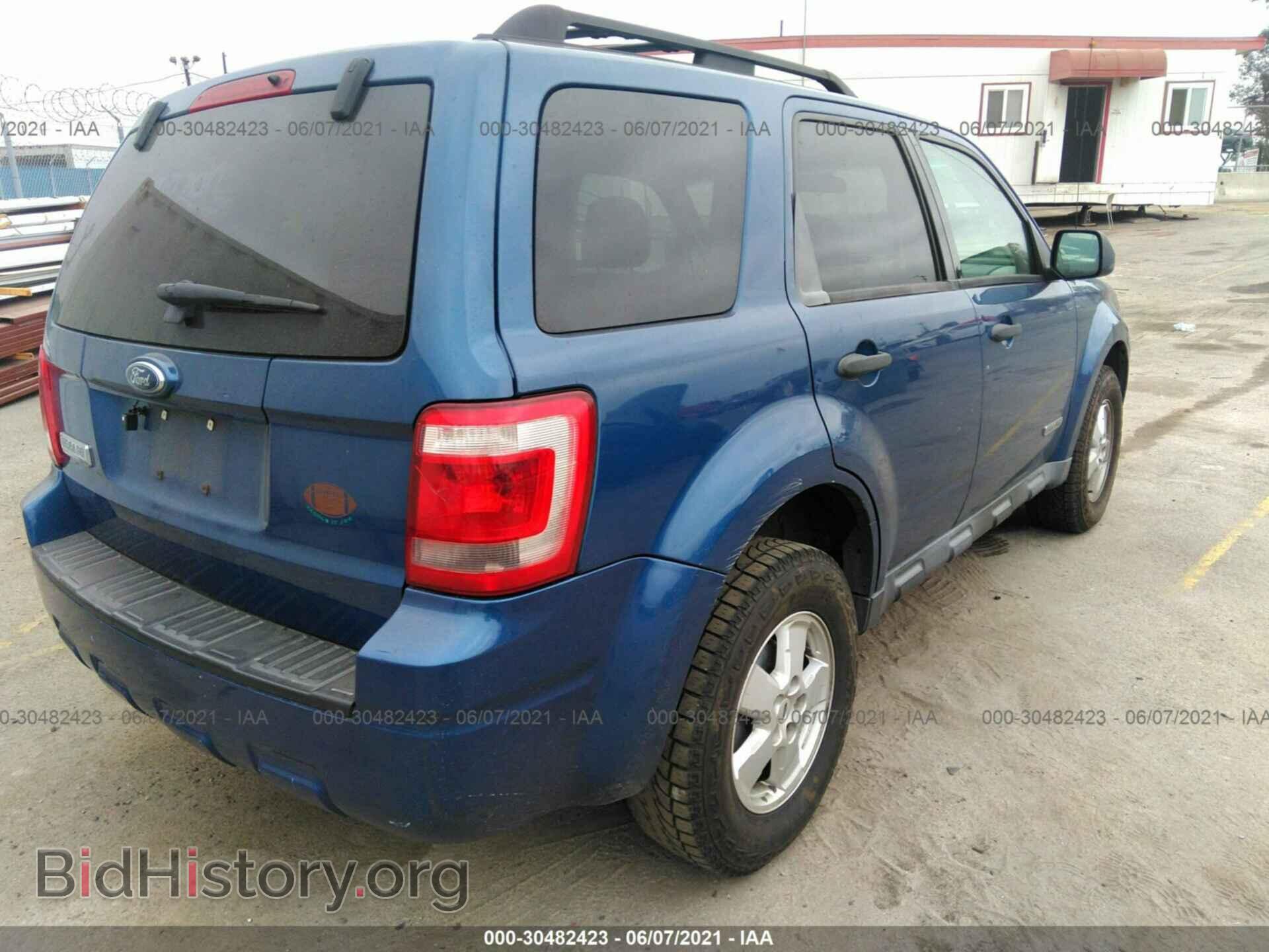 2008 FORD ESCAPE - VIN: 1FMCU03Z48KB76217 - Фото 4
