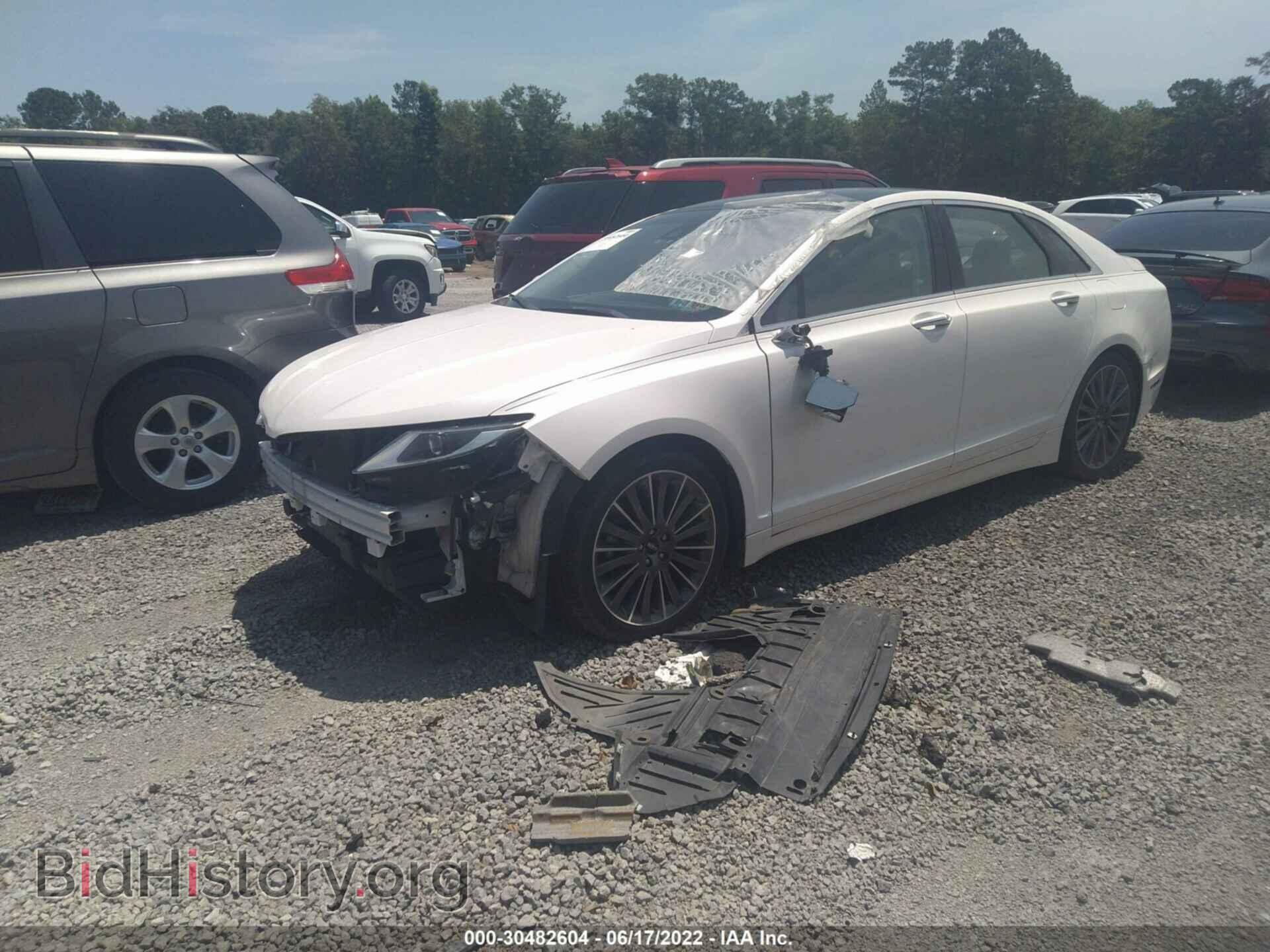 2016 LINCOLN MKZ - VIN: 3LN6L2LU2GR602934 - Фото 2