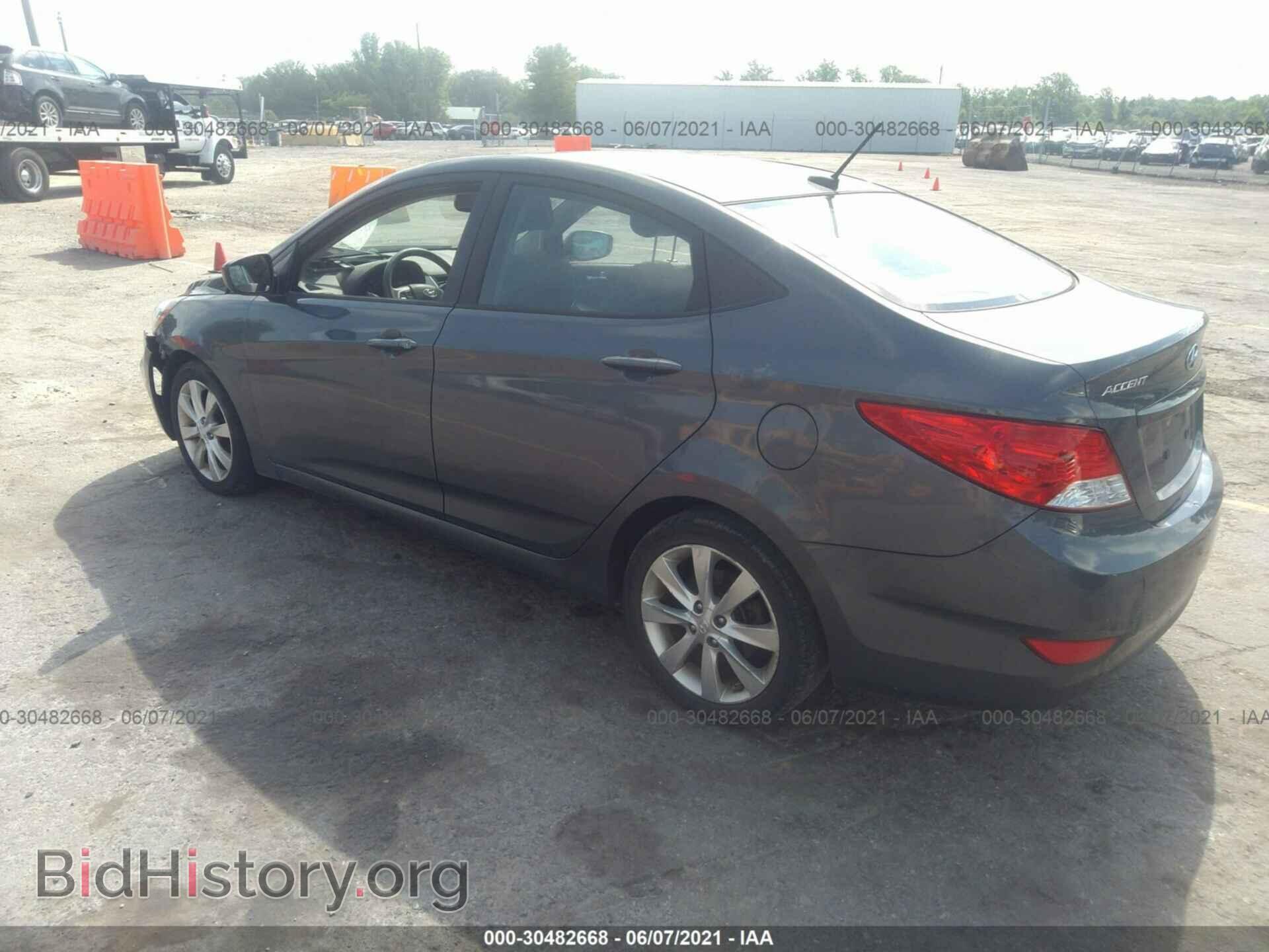 2013 HYUNDAI ACCENT - VIN: KMHCU4AE0DU419270 - Фото 3