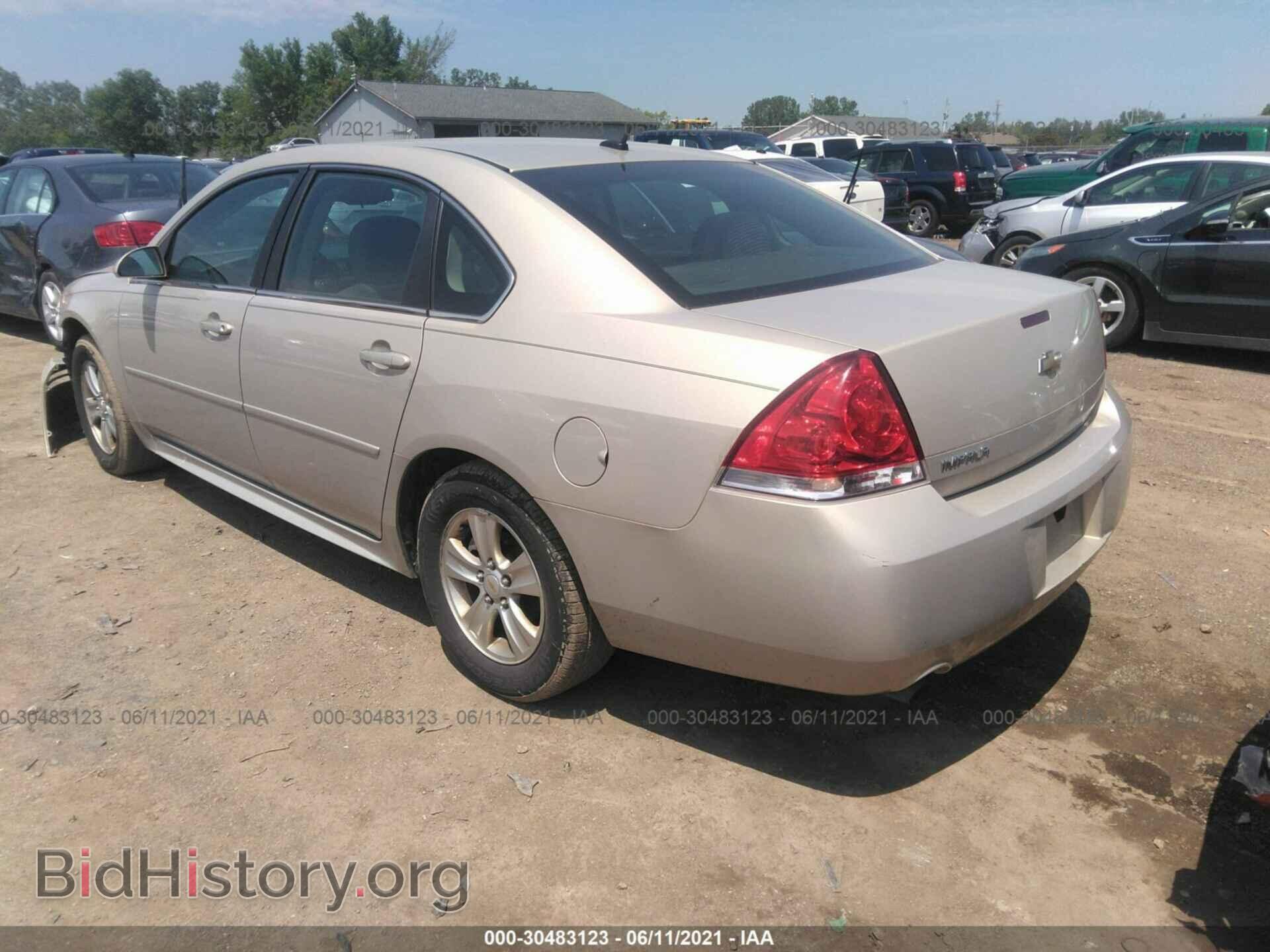 2012 CHEVROLET IMPALA - VIN: 2G1WF5E35C1298541 - Фото 3