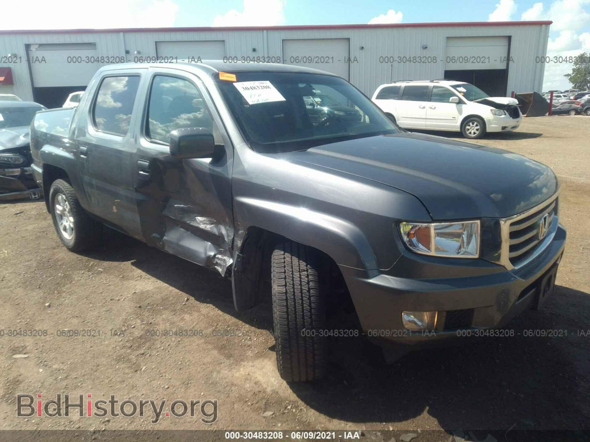 Photo 5FPYK1F49CB457514 - HONDA RIDGELINE 2012