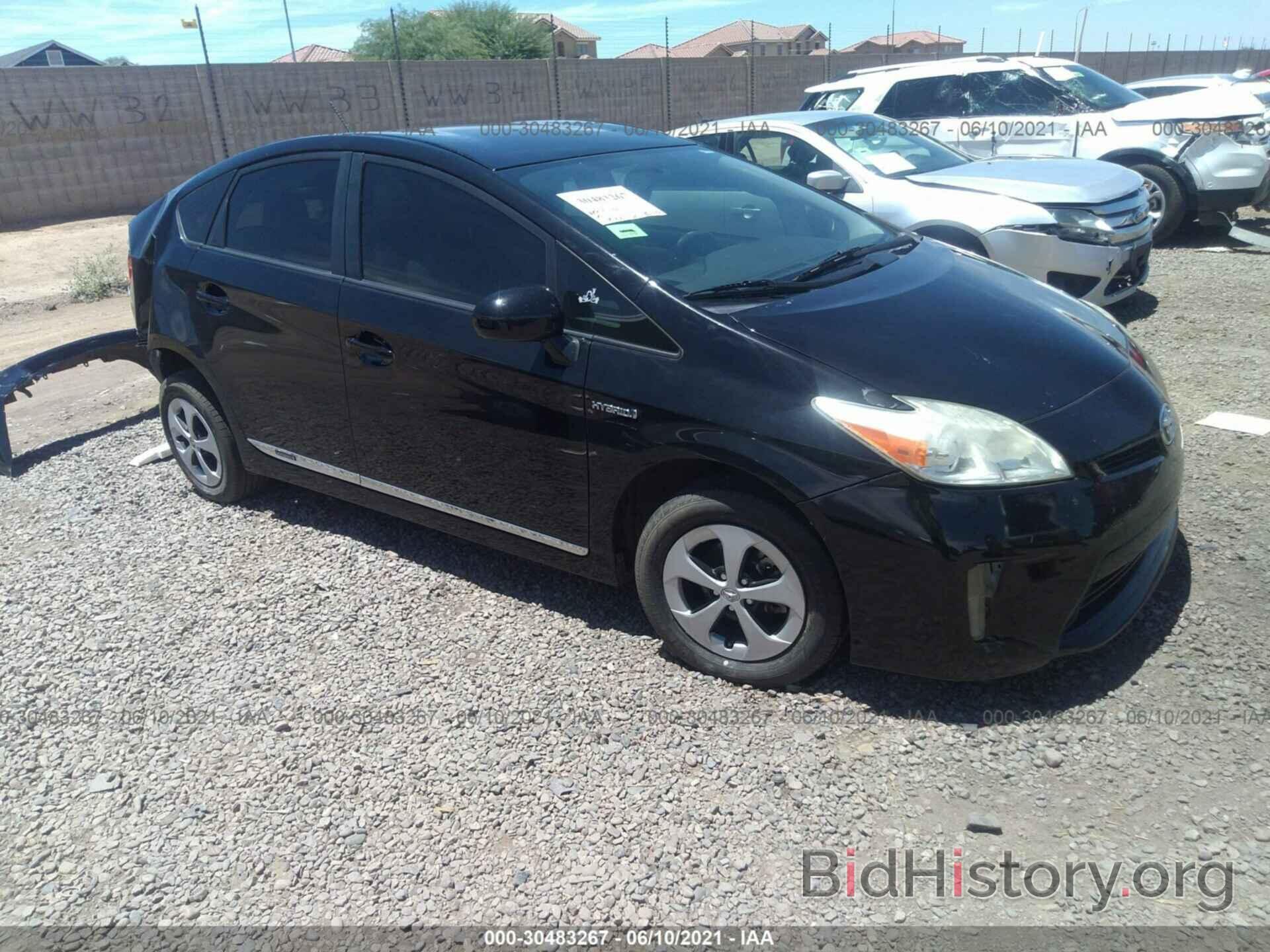 Photo JTDKN3DUXD5631128 - TOYOTA PRIUS 2013