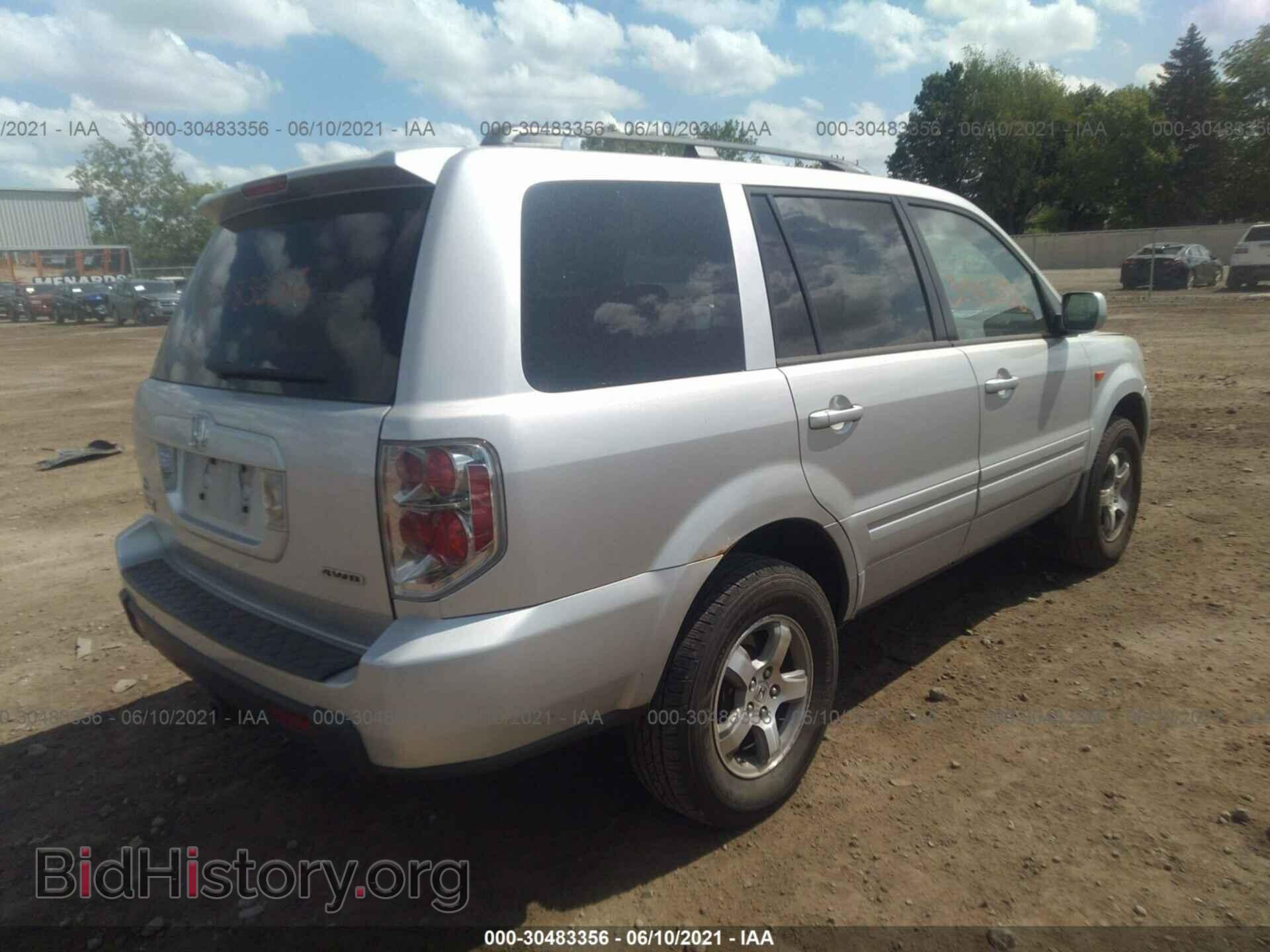 2006 HONDA PILOT - VIN: 2HKYF18426H507945 - Фото 4
