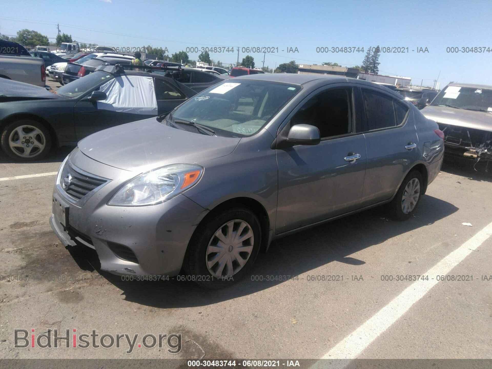 2012 NISSAN VERSA - VIN: 3N1CN7AP2CL865212 - Фото 2
