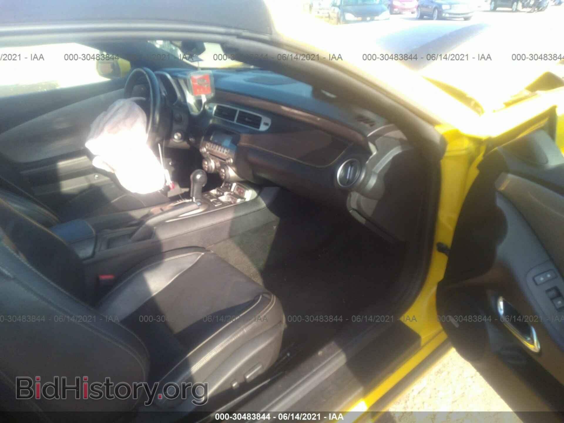 2012 CHEVROLET CAMARO - VIN: 2G1FC3D30C9107401 - Фото 5