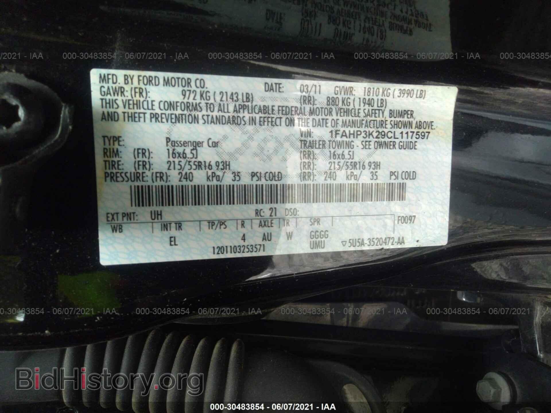 2012 FORD FOCUS - VIN: 1FAHP3K29CL117597 - Photo 9