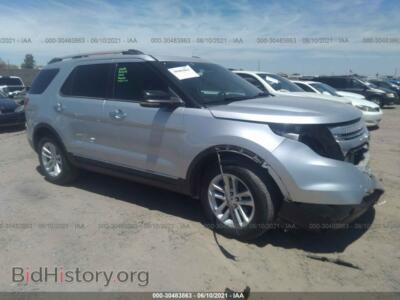 2011 Ford EXPLORER XLT, silver — VIN 1FMHK7D82BGA87329, IAAI