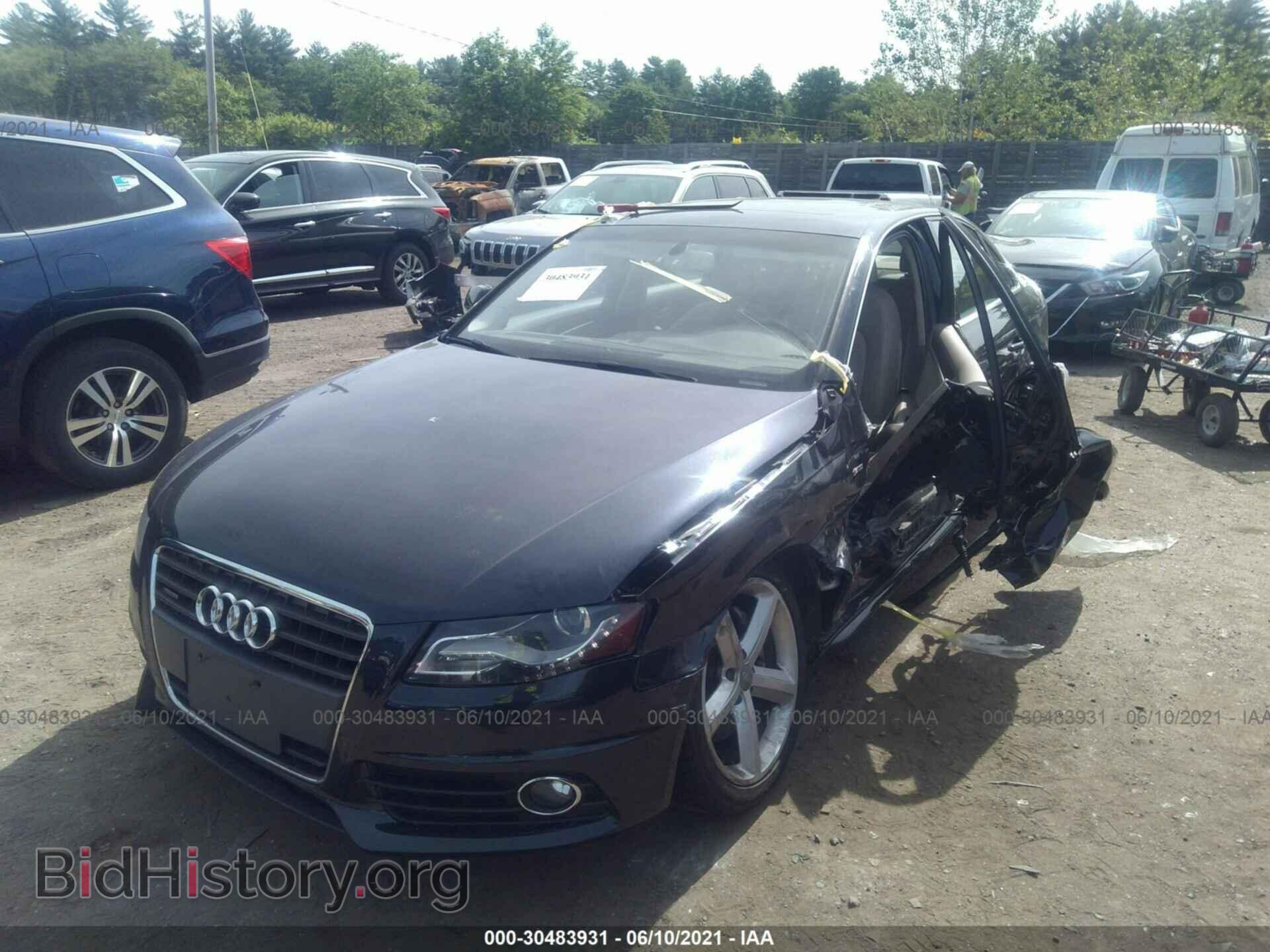 2012 AUDI A4 - VIN: WAUFFAFLXCA103373 - Фото 2