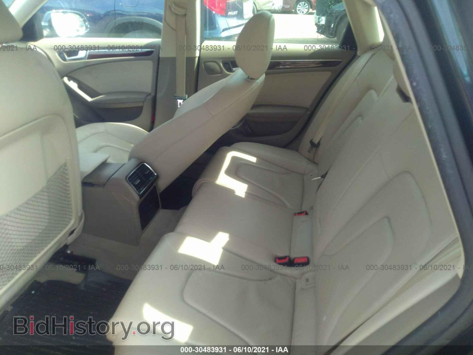 2012 AUDI A4 - VIN: WAUFFAFLXCA103373 - Фото 8