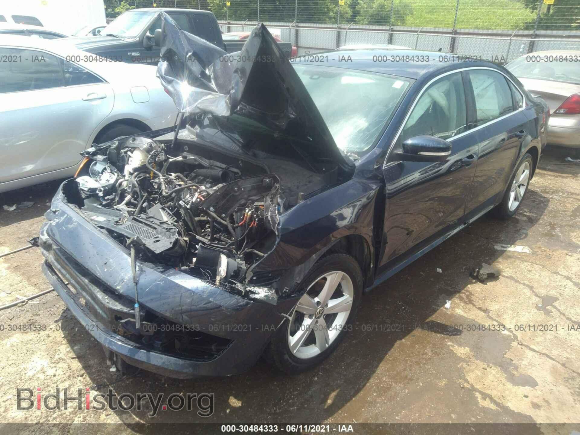 2014 VOLKSWAGEN PASSAT - VIN: 1VWBS7A31EC049666 - Фото 2