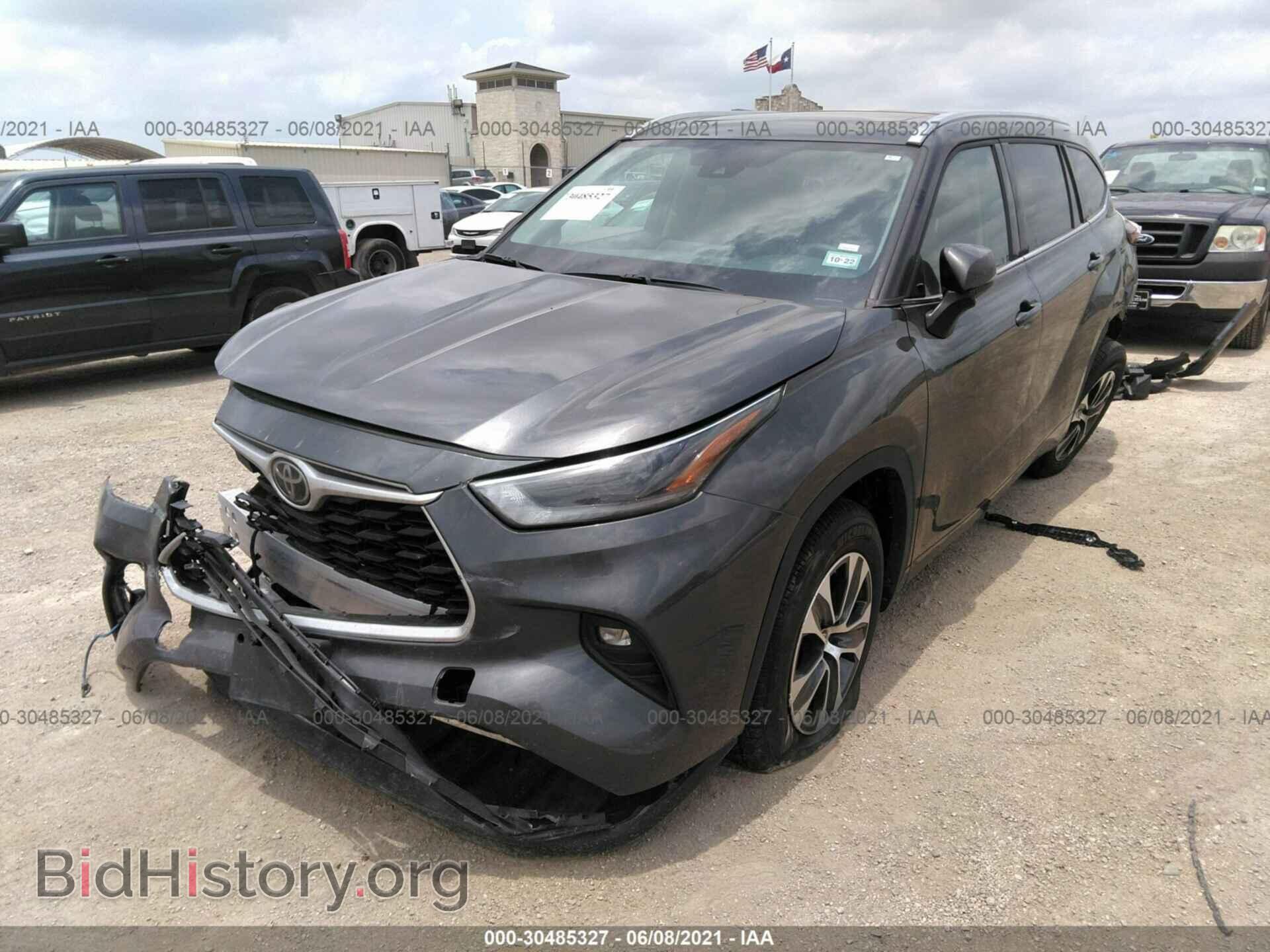 2021 TOYOTA HIGHLANDER - VIN: 5TDGZRAH4MS516751 - Фото 2