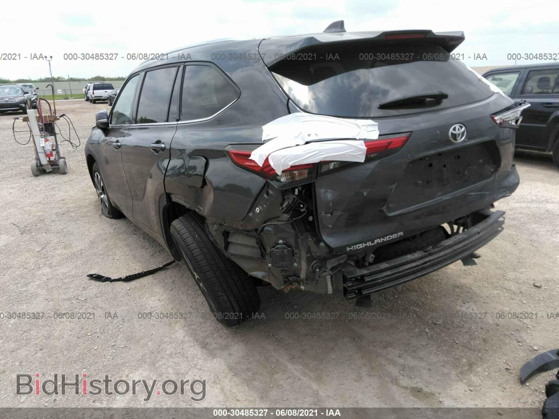 2021 TOYOTA HIGHLANDER - VIN: 5TDGZRAH4MS516751 - Фото 3