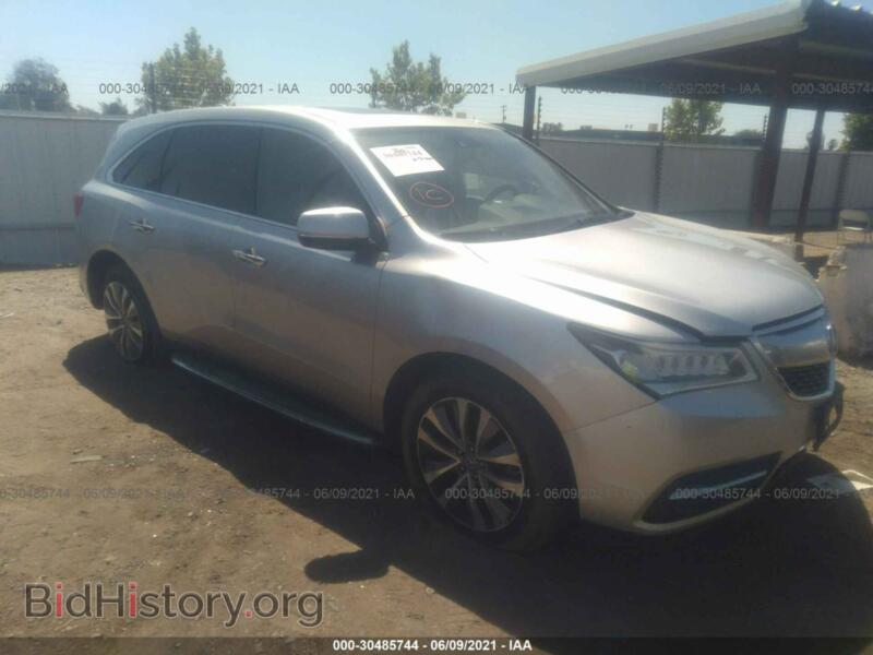 2014 Acura MDX Tech PKG (VIN 5FRYD4H45EB026901) — фото 1 из 11, IAAI, повреждение: левый бок