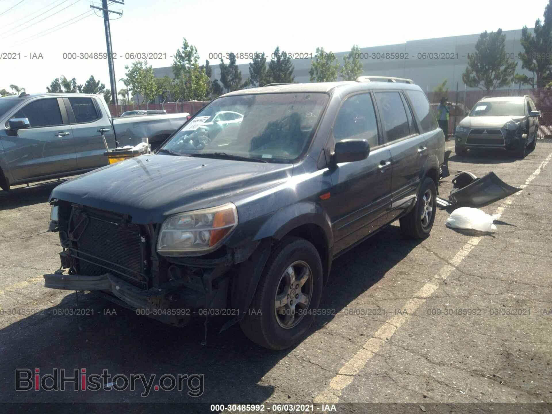 2006 HONDA PILOT - VIN: 5FNYF18686B020653 - Фото 2