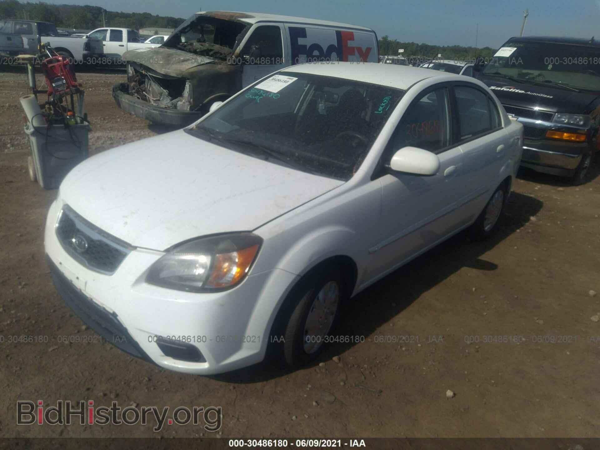 2011 KIA RIO - VIN: KNADH4A33B6932877 - Фото 2