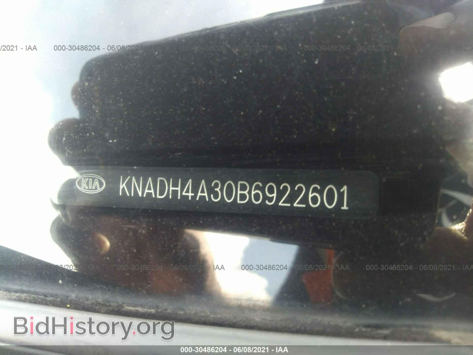 2011 KIA RIO - VIN: KNADH4A30B6922601 - Фото 9