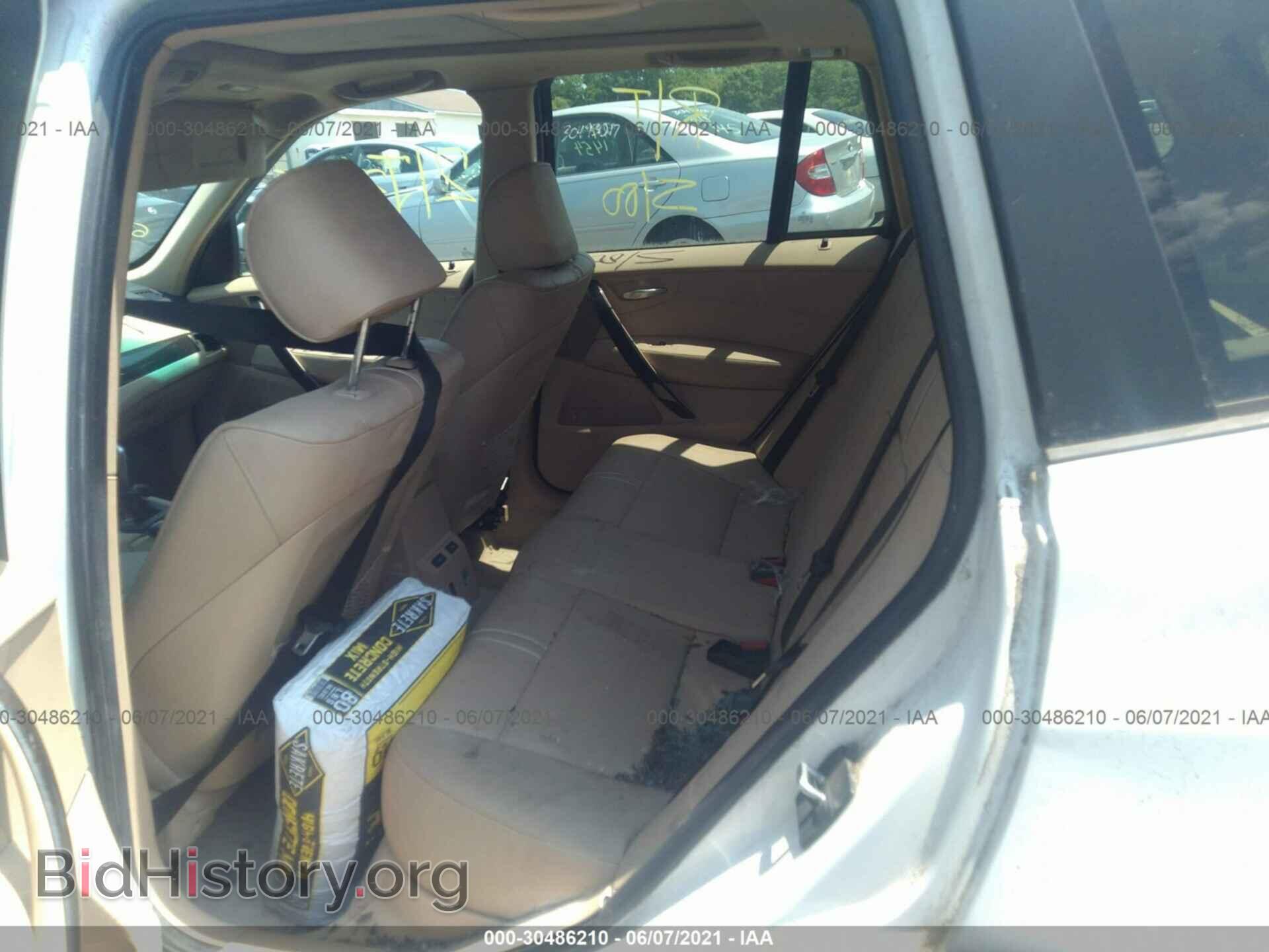 2007 BMW X3 - VIN: WBXPC93467WF25103 - Фото 8