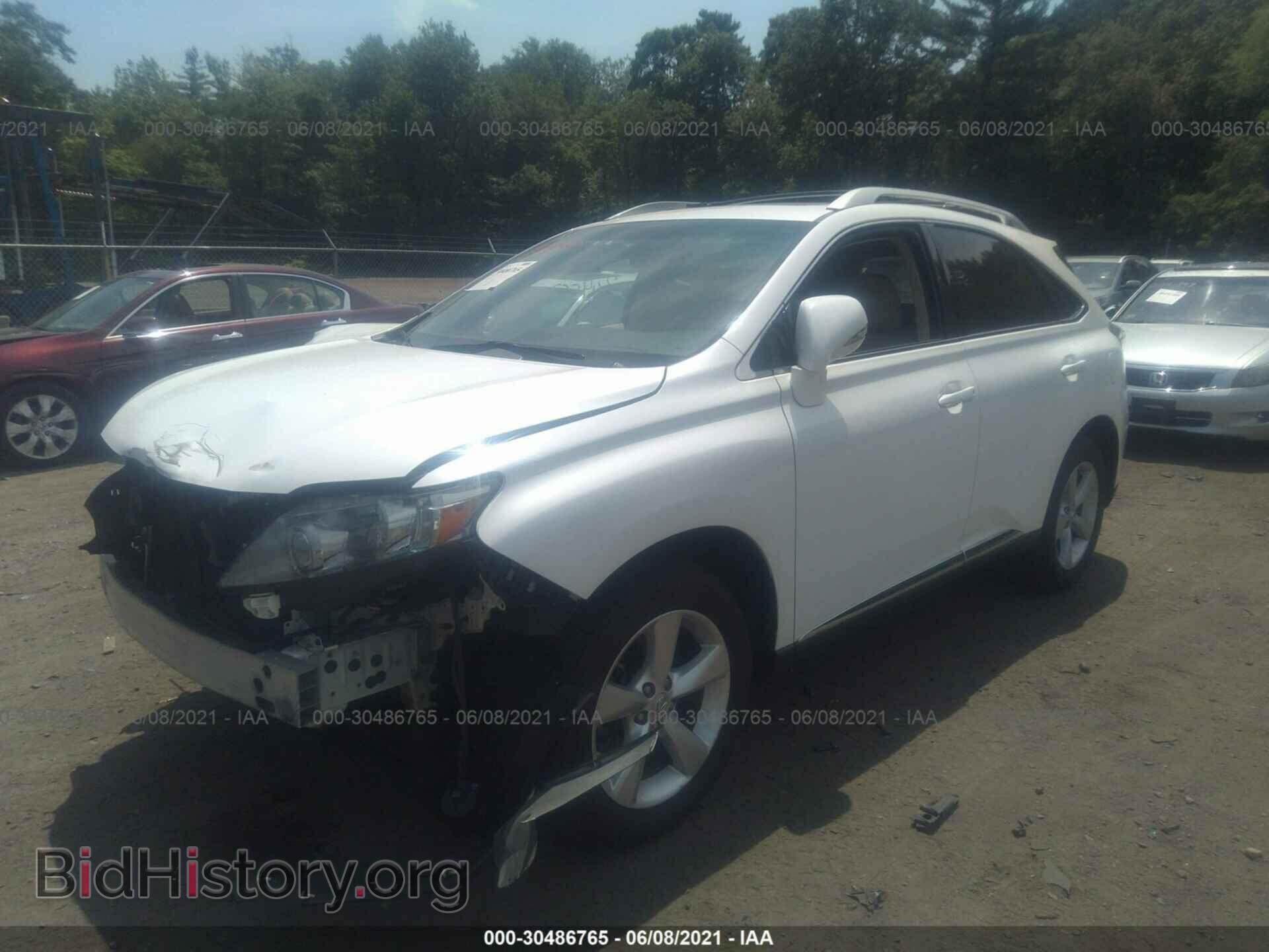 2011 LEXUS RX 350 - VIN: 2T2BK1BA9BC106384 - Фото 2