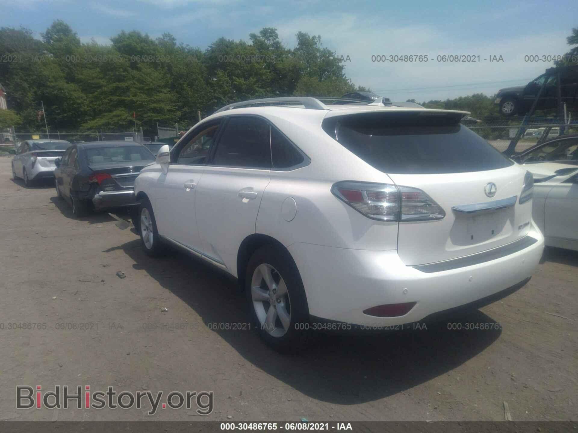 2011 LEXUS RX 350 - VIN: 2T2BK1BA9BC106384 - Фото 3