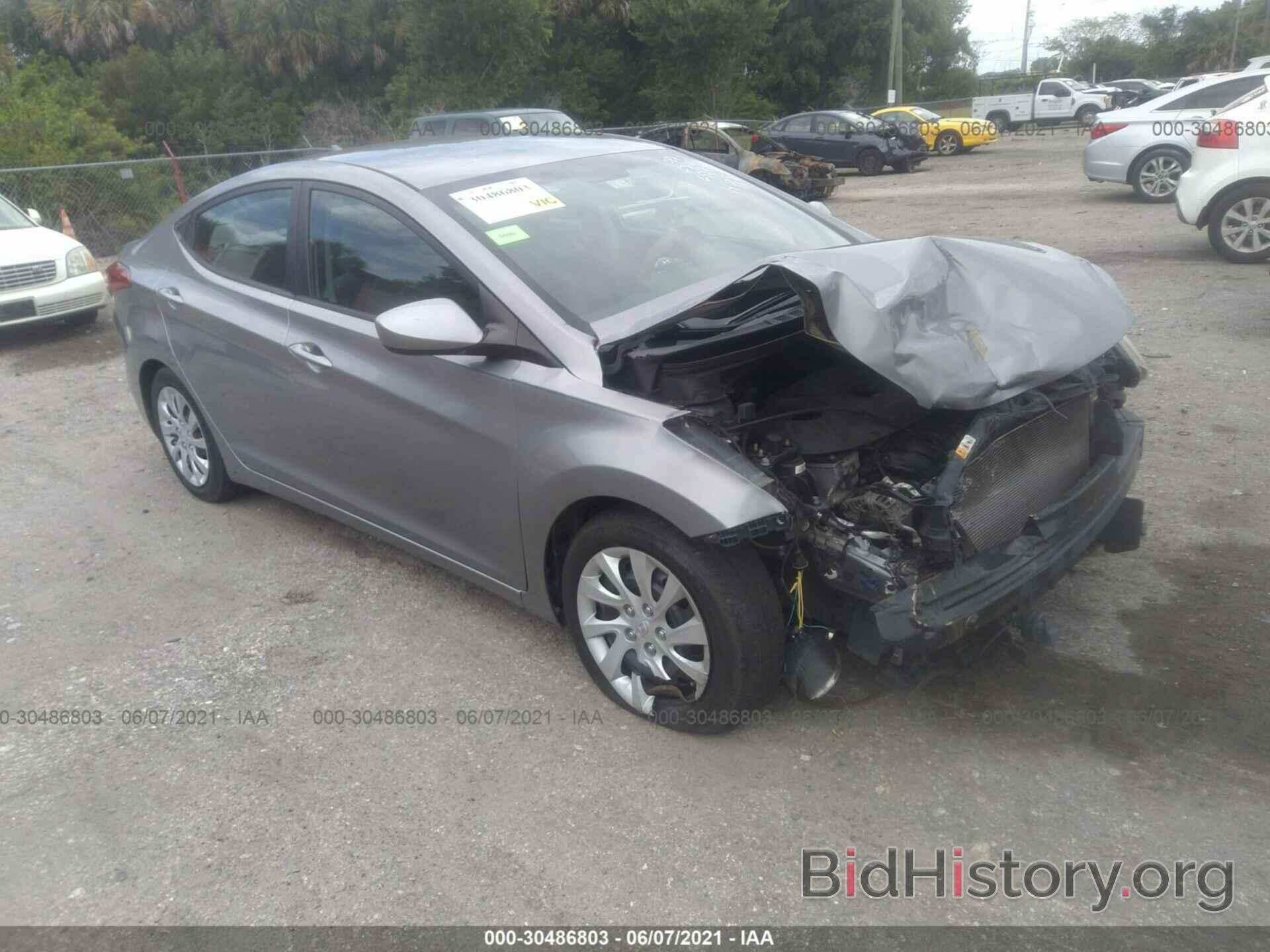 Photo KMHDH4AE1CU262159 - HYUNDAI ELANTRA 2012