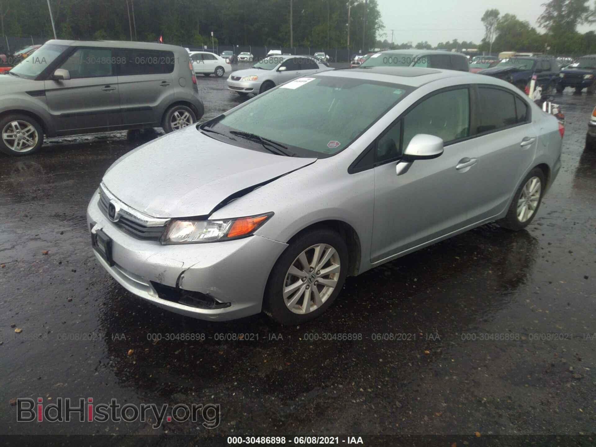 2012 HONDA CIVIC SDN - VIN: 2HGFB2F90CH529729 - Фото 2