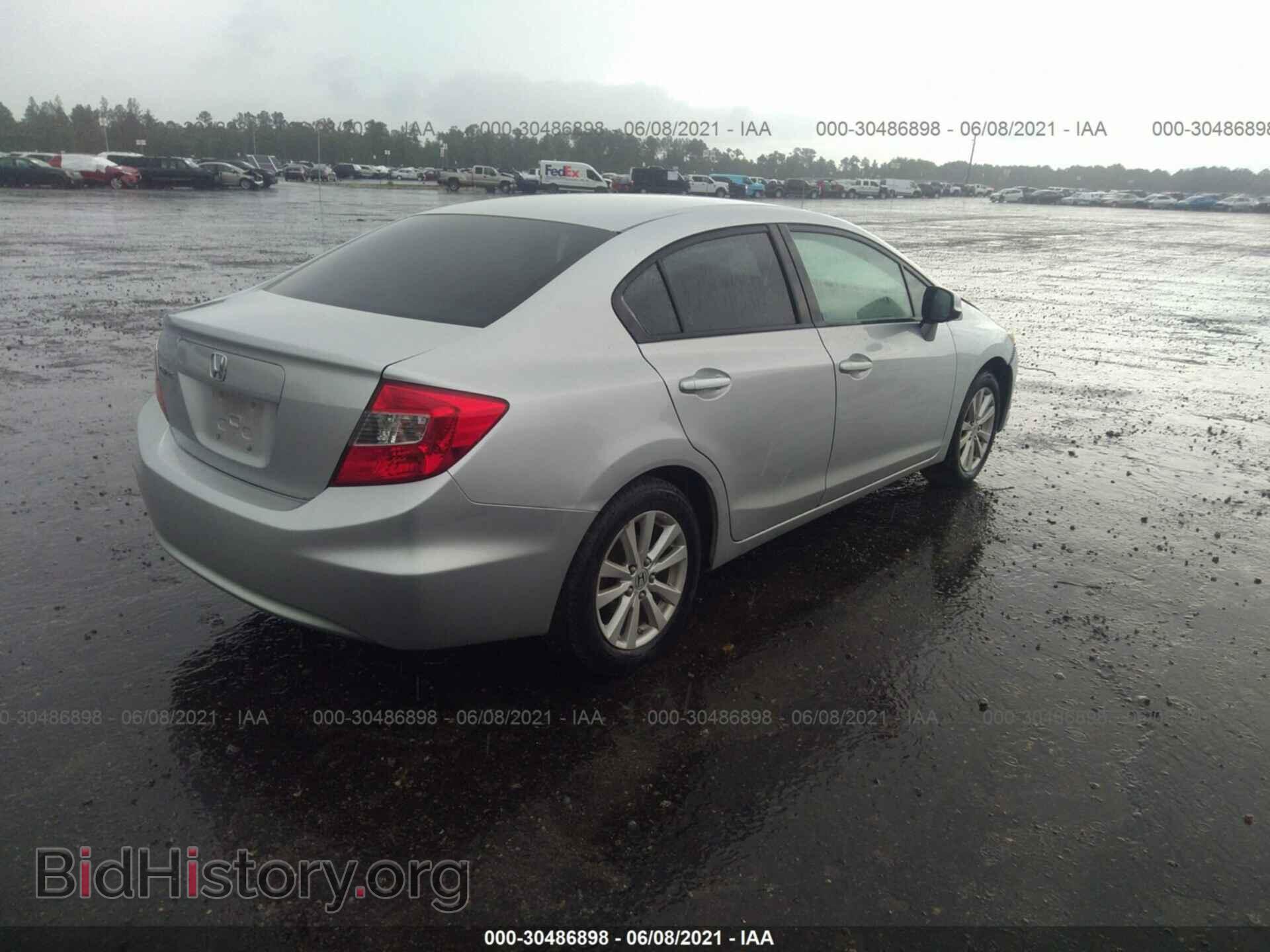 2012 HONDA CIVIC SDN - VIN: 2HGFB2F90CH529729 - Фото 4
