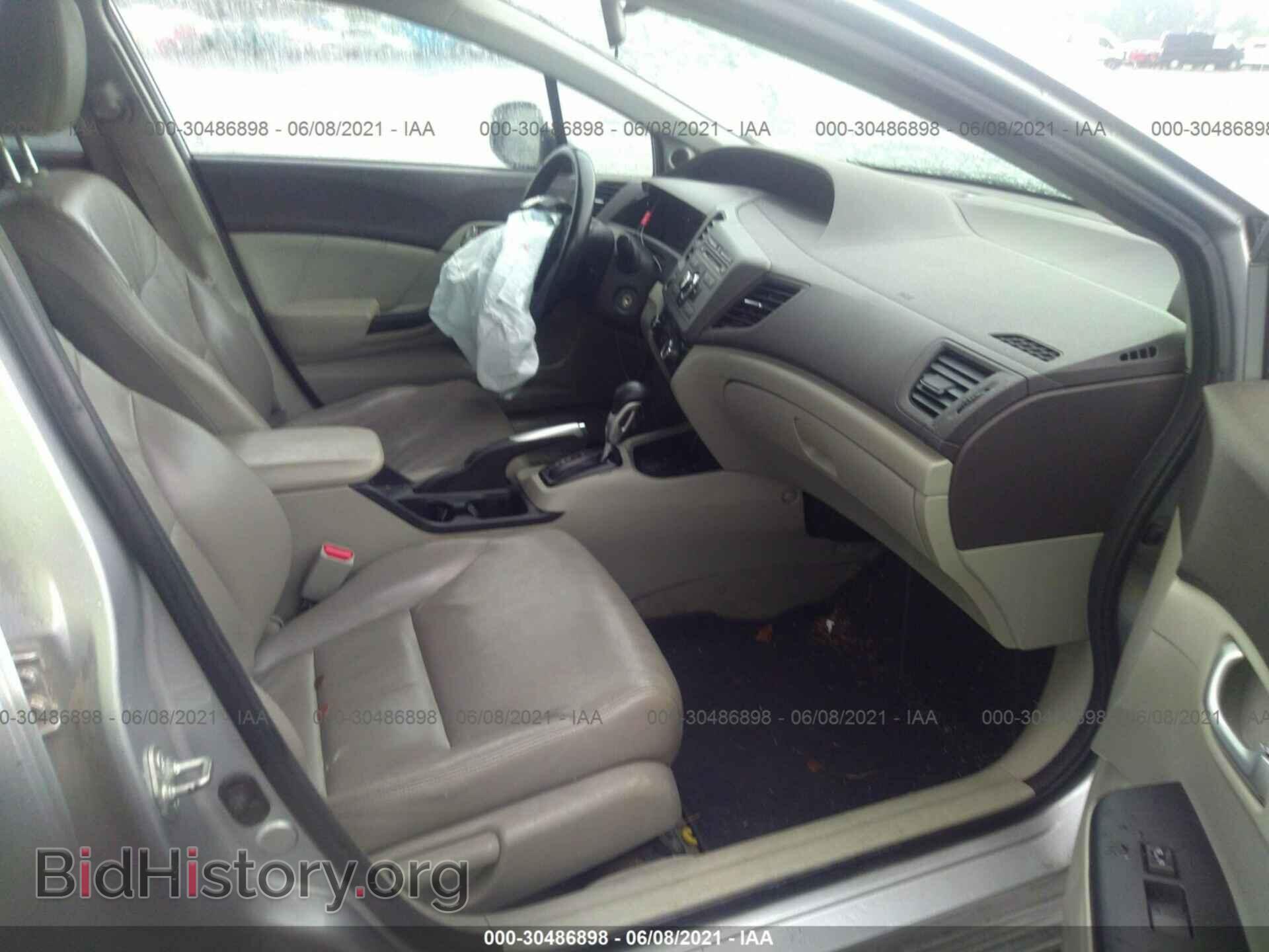 2012 HONDA CIVIC SDN - VIN: 2HGFB2F90CH529729 - Фото 5
