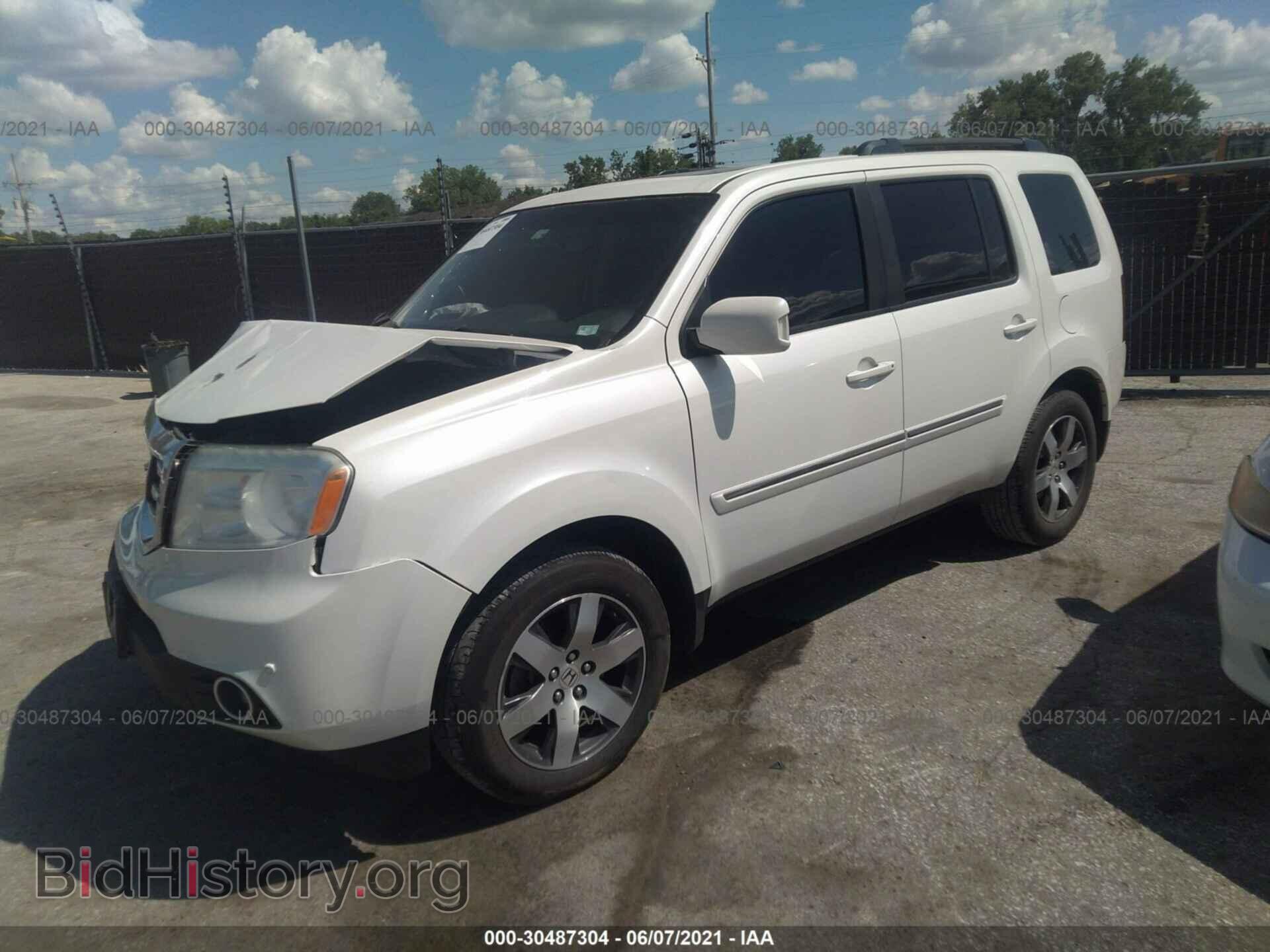 2012 HONDA PILOT - VIN: 5FNYF4H96CB033893 - Фото 2
