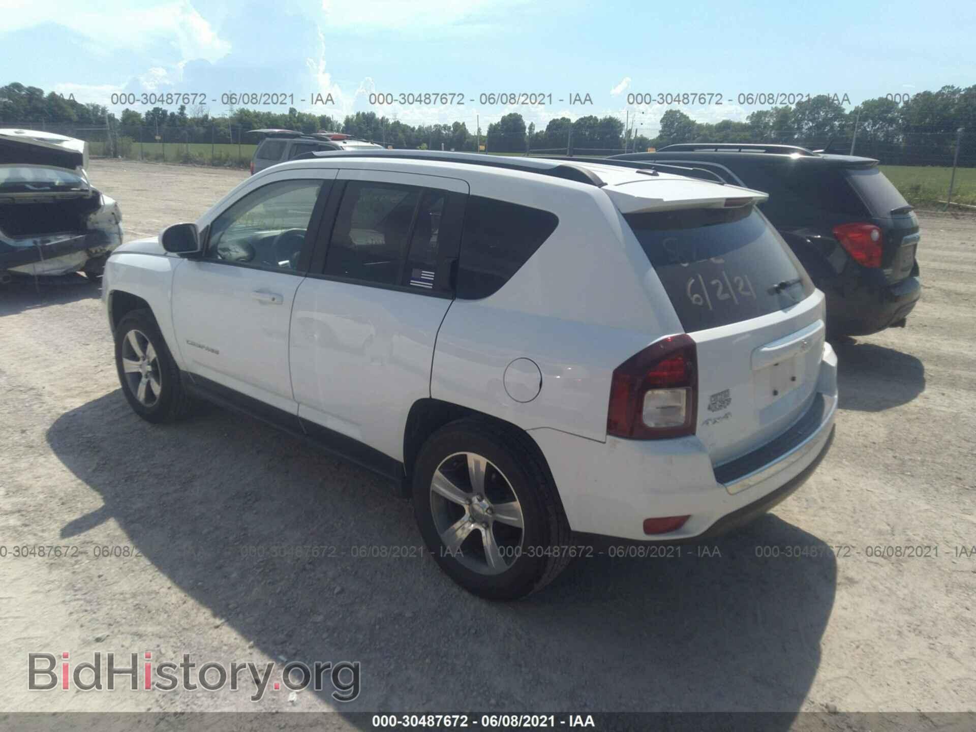 2017 JEEP COMPASS - VIN: 1C4NJDEB4HD153442 - Фото 3
