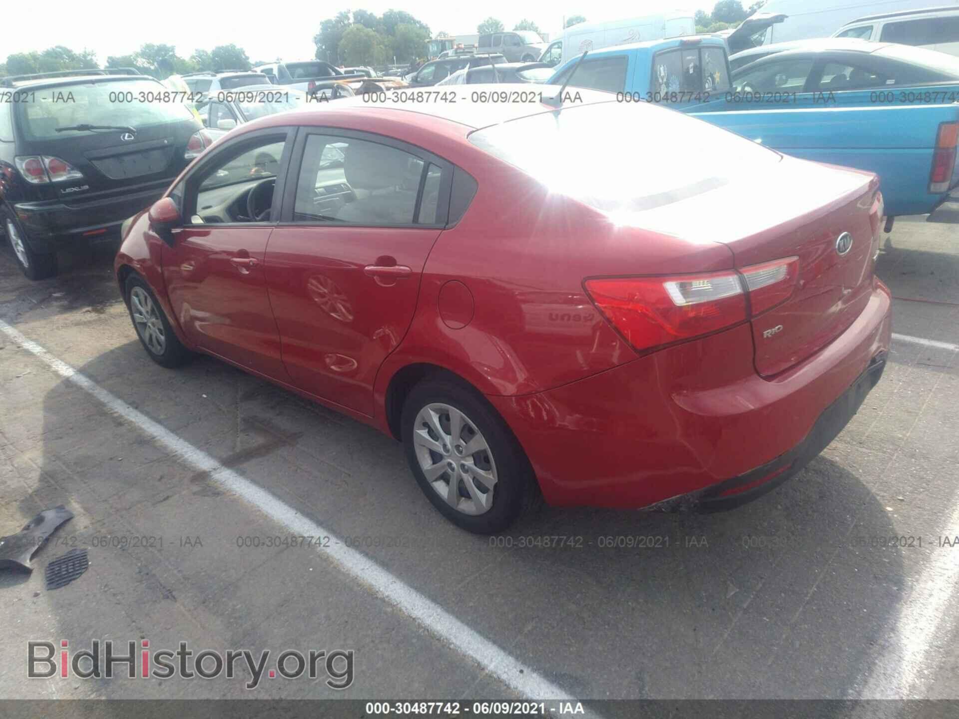 2012 KIA RIO - VIN: KNADN4A31C6086940 - Фото 3