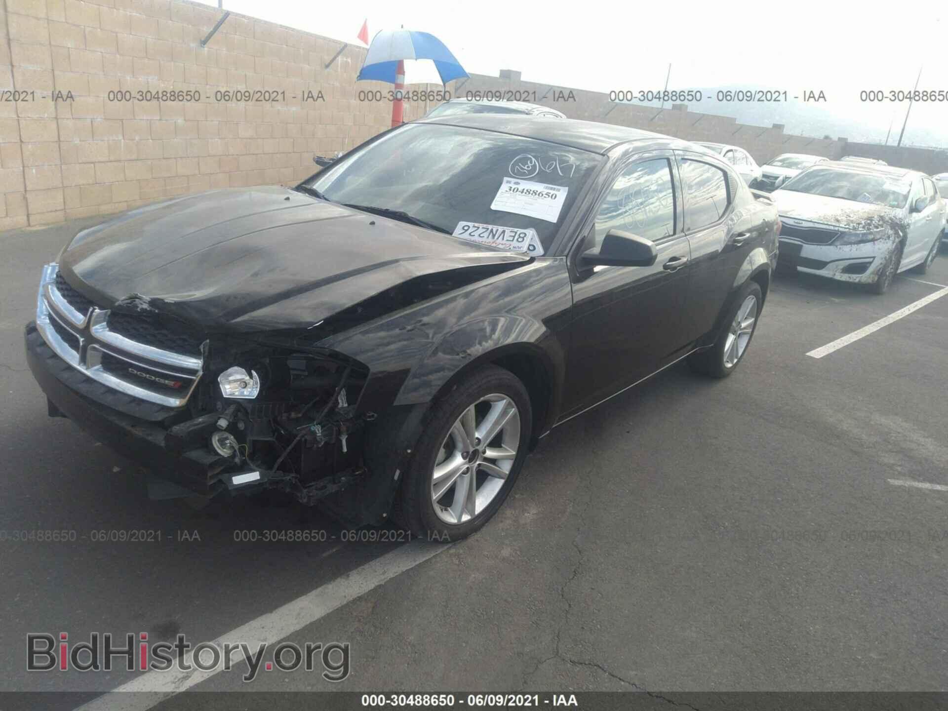 2012 DODGE AVENGER - VIN: 1C3CDZAG4CN280521 - Фото 2