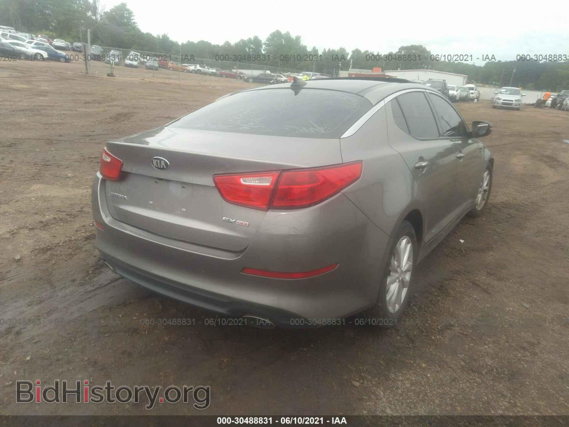 2015 KIA OPTIMA - VIN: 5XXGN4A74FG503587 - Фото 4