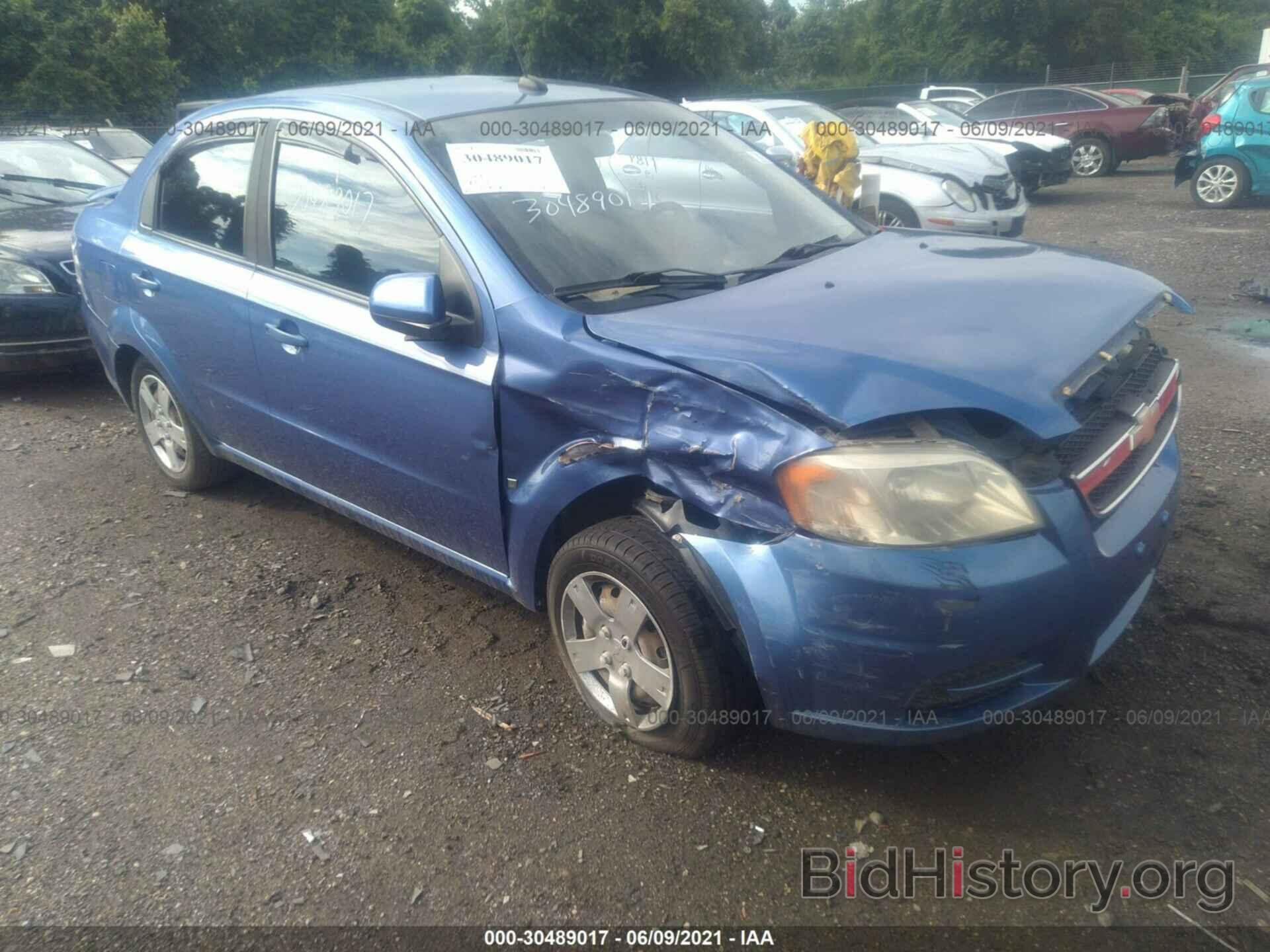 Photo KL1TD56E29B328398 - CHEVROLET AVEO 2009