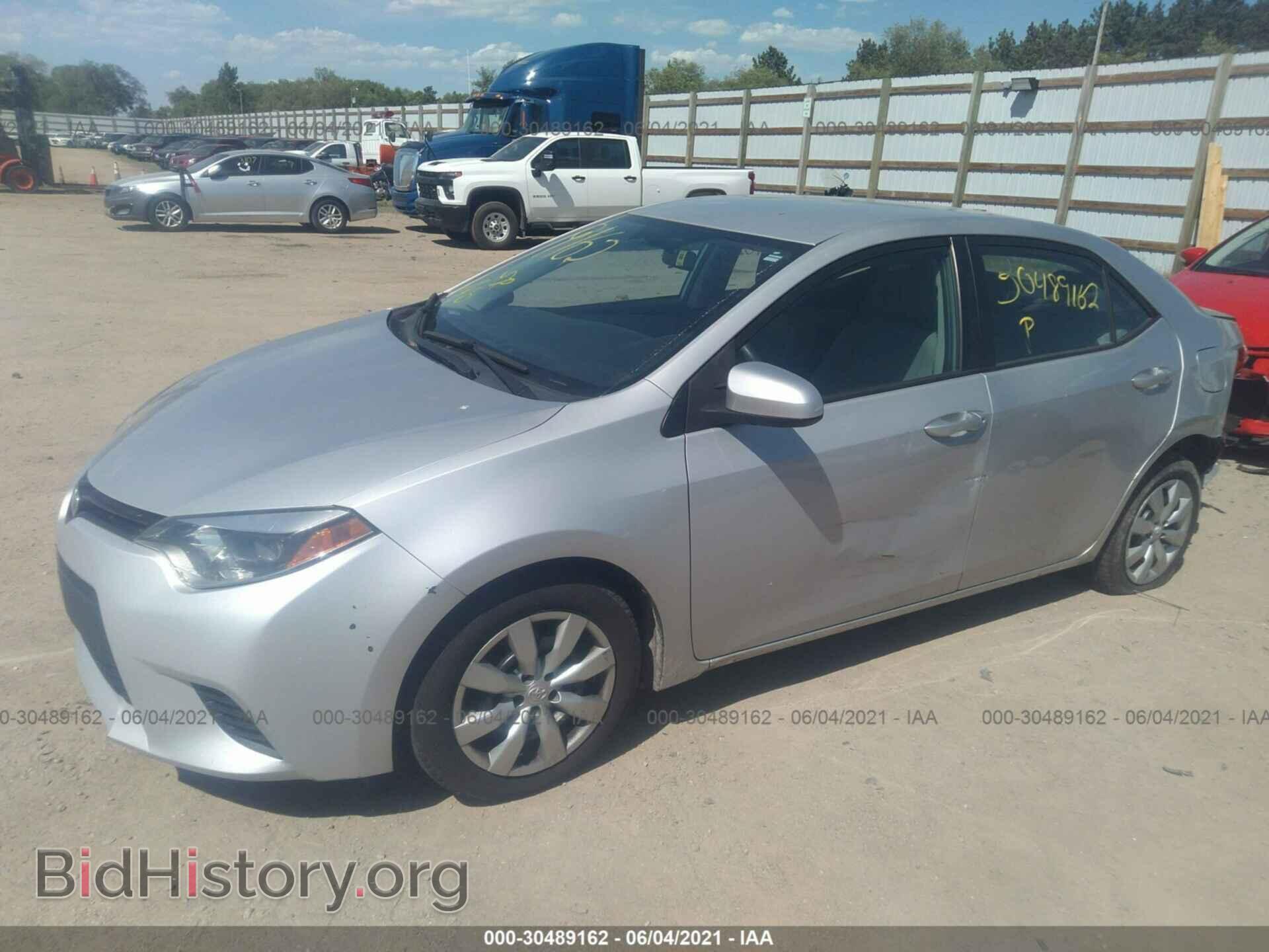 2014 TOYOTA COROLLA - VIN: 2T1BURHE4EC107664 - Фото 2