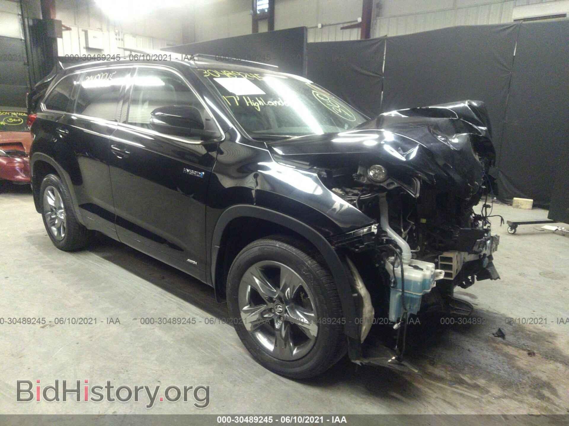Фотография 5TDDGRFHXHS035572 - TOYOTA HIGHLANDER 2017