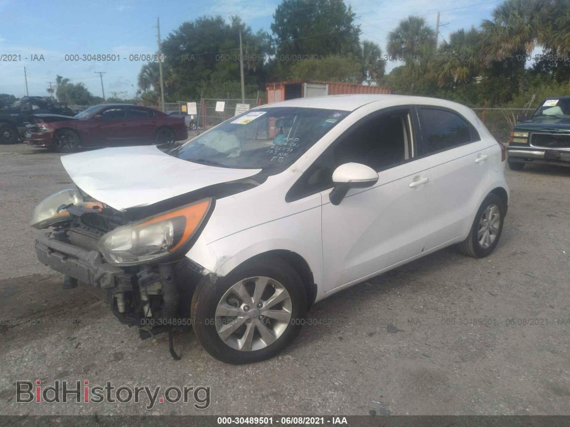 2013 KIA RIO - VIN: KNADN5A37D6117373 - Photo 2