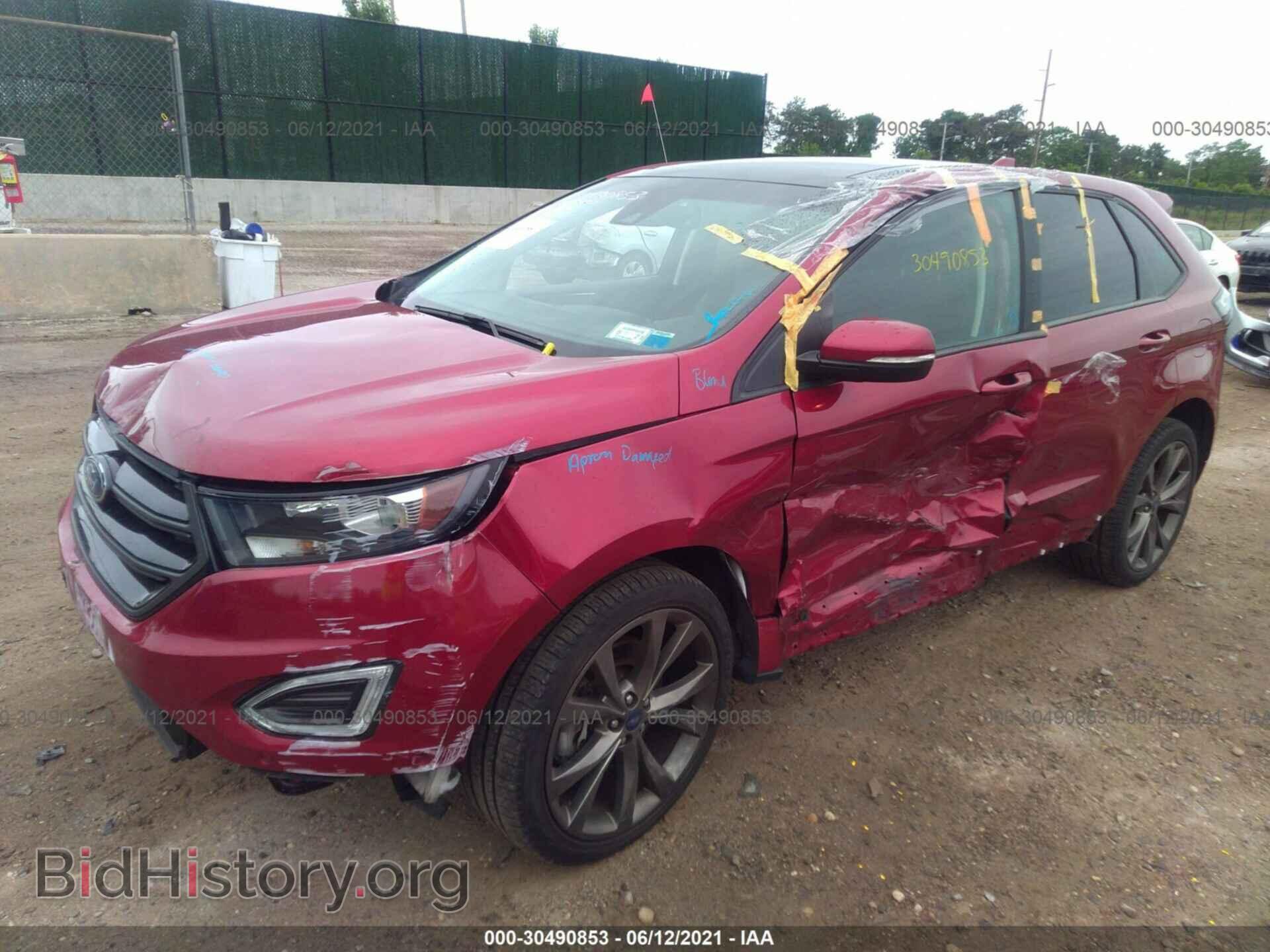 2016 FORD EDGE - VIN: 2FMPK4AP6GBC03362 - Фото 2