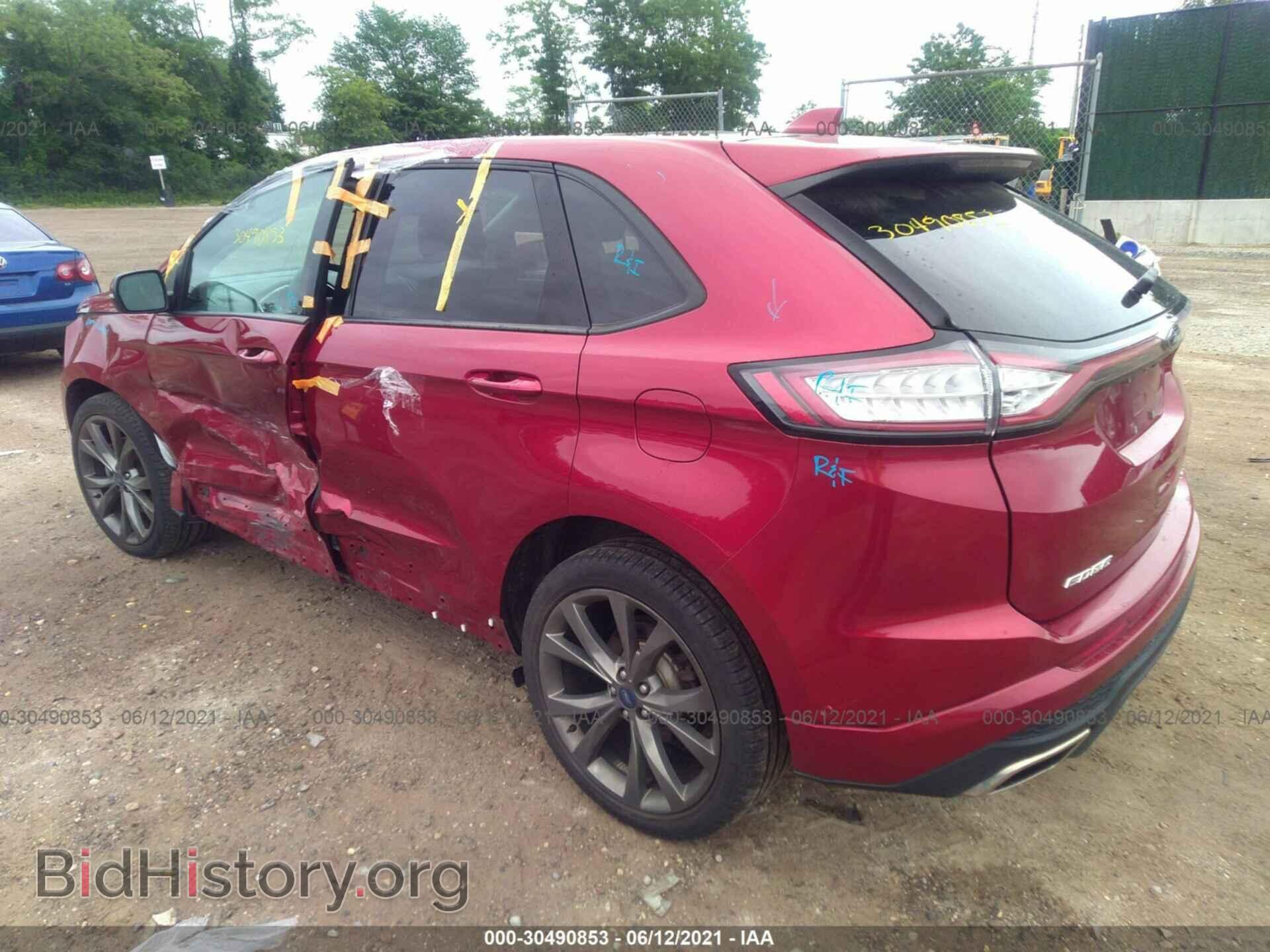 2016 FORD EDGE - VIN: 2FMPK4AP6GBC03362 - Фото 3
