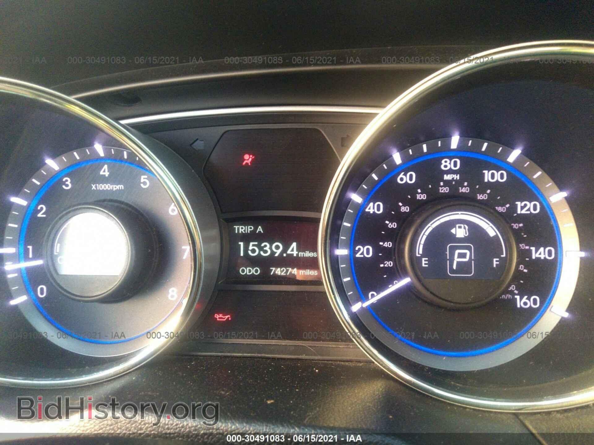 2013 HYUNDAI SONATA - VIN: 5NPEC4AC9DH632937 - Фото 7