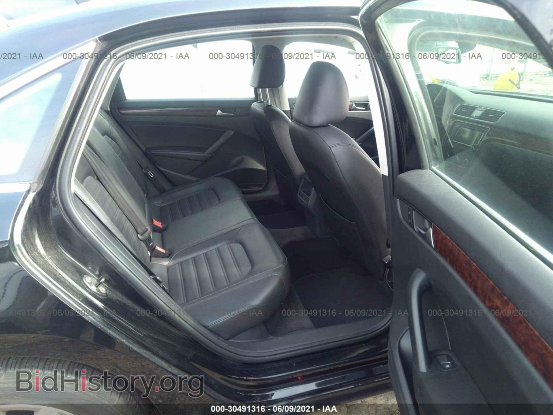 2012 VOLKSWAGEN PASSAT - VIN: 1VWCH7A34CC076604 - Фото 8