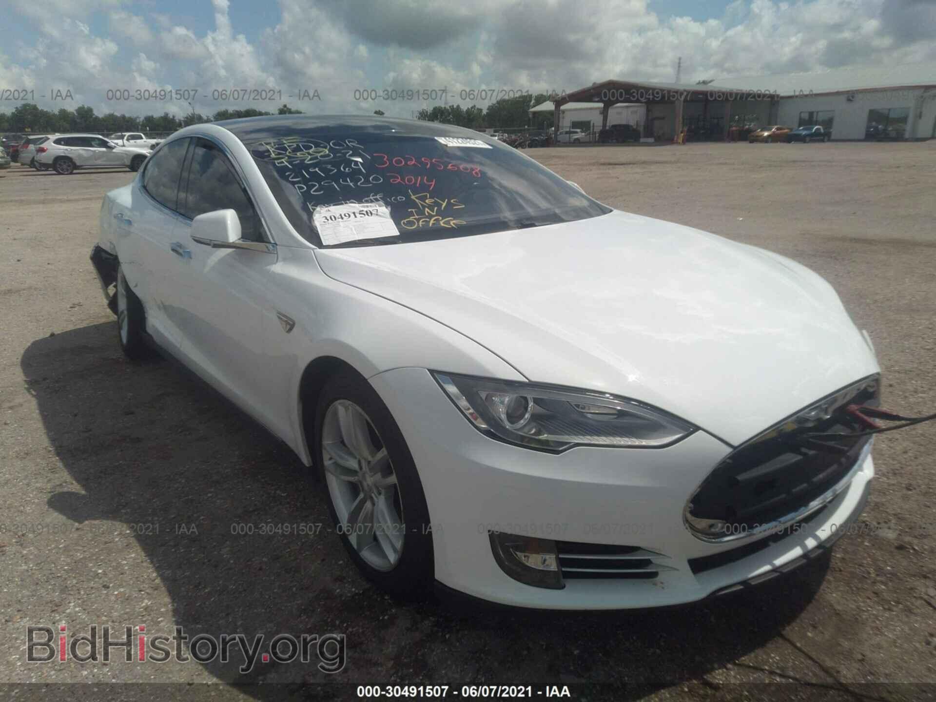 Photo 5YJSA1S12EFP29420 - TESLA MODEL S 2014