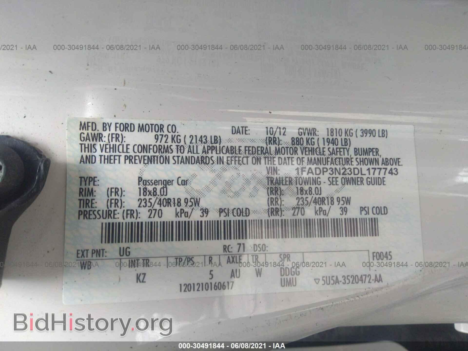 2013 FORD FOCUS - VIN: 1FADP3N23DL177743 - Photo 9