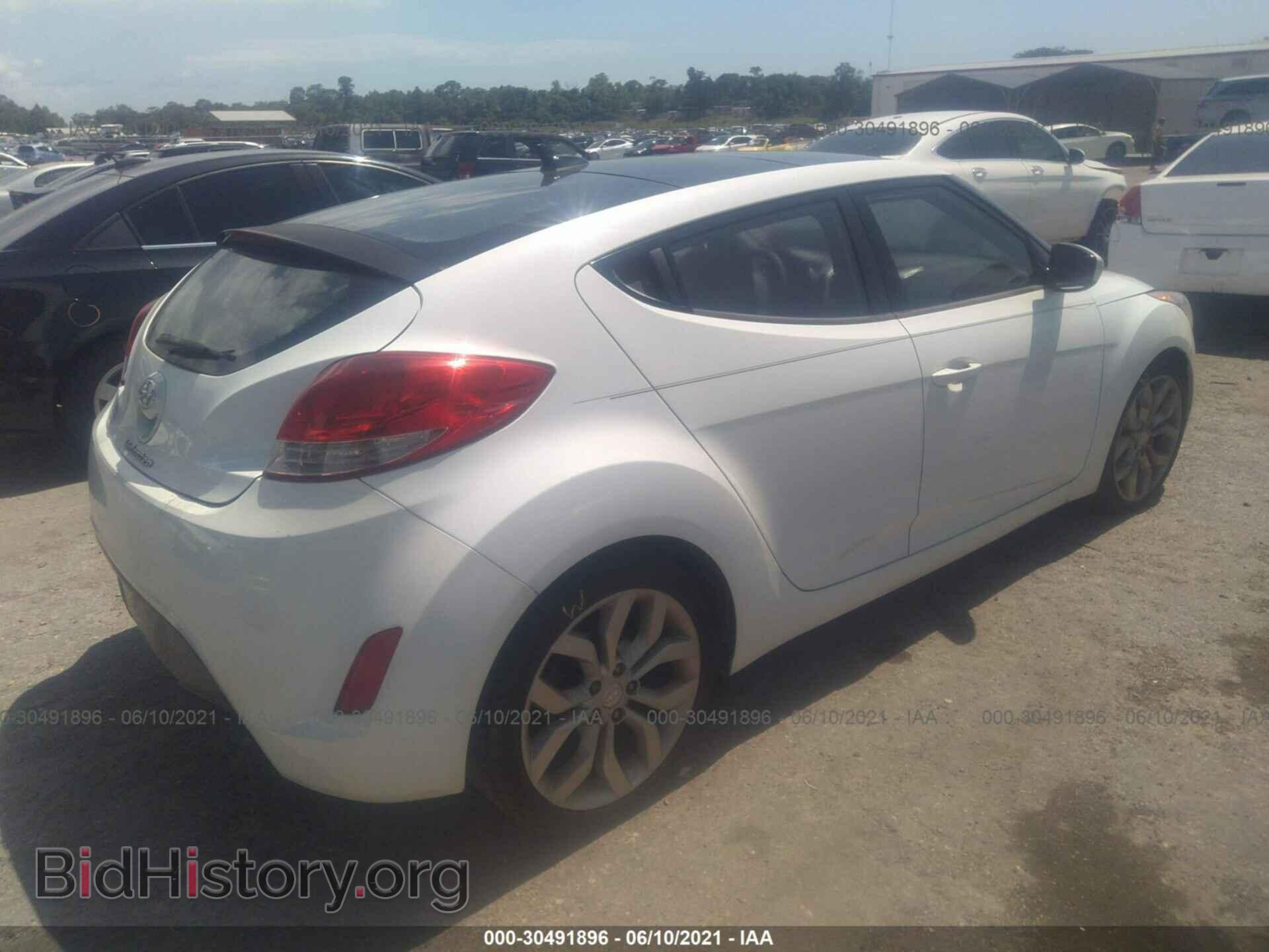 2012 HYUNDAI VELOSTER - VIN: KMHTC6AD2CU033048 - Фото 4