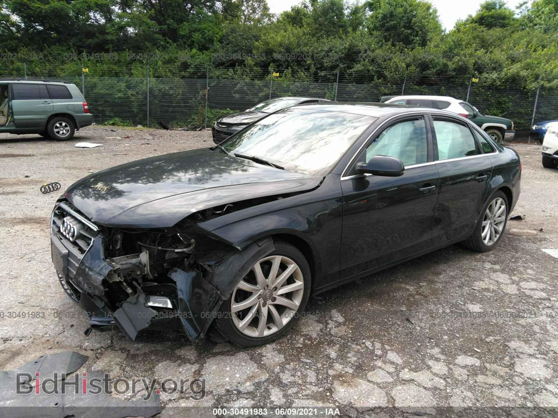 2013 AUDI A4 - VIN: WAUFFAFL6DN032537 - Фото 2