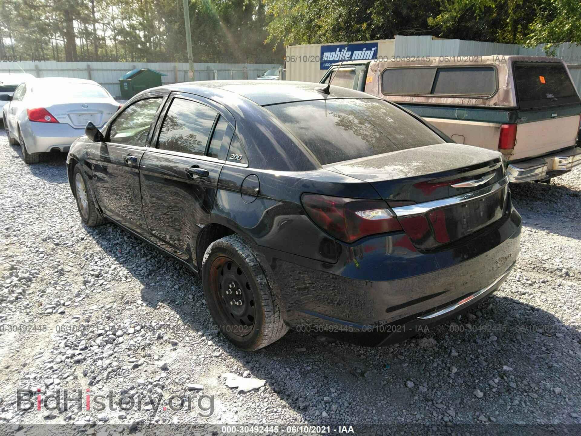 2012 CHRYSLER 200 - VIN: 1C3CCBAB1CN292205 - Фото 3