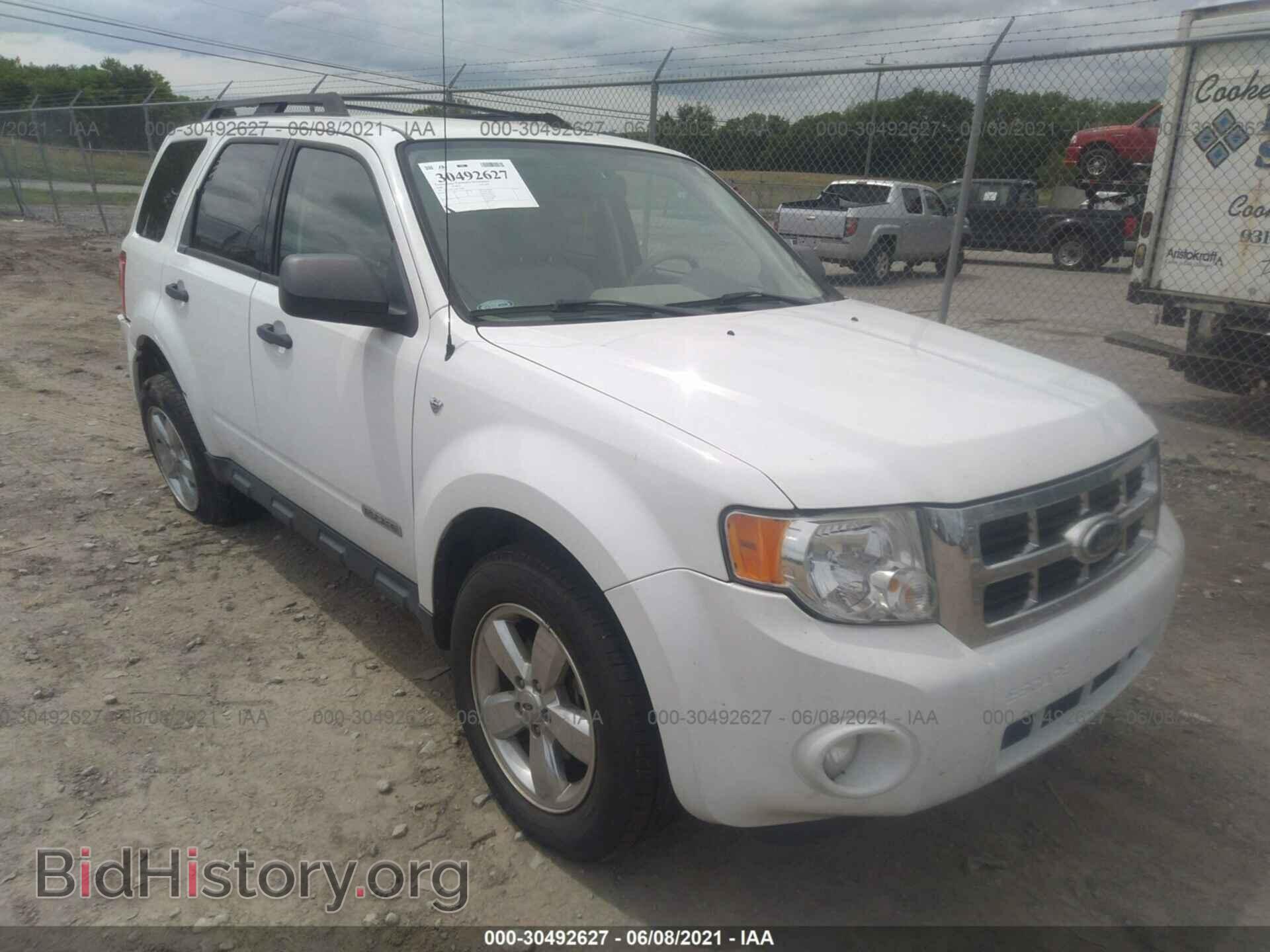 Photo 1FMCU03178KE51086 - FORD ESCAPE 2008